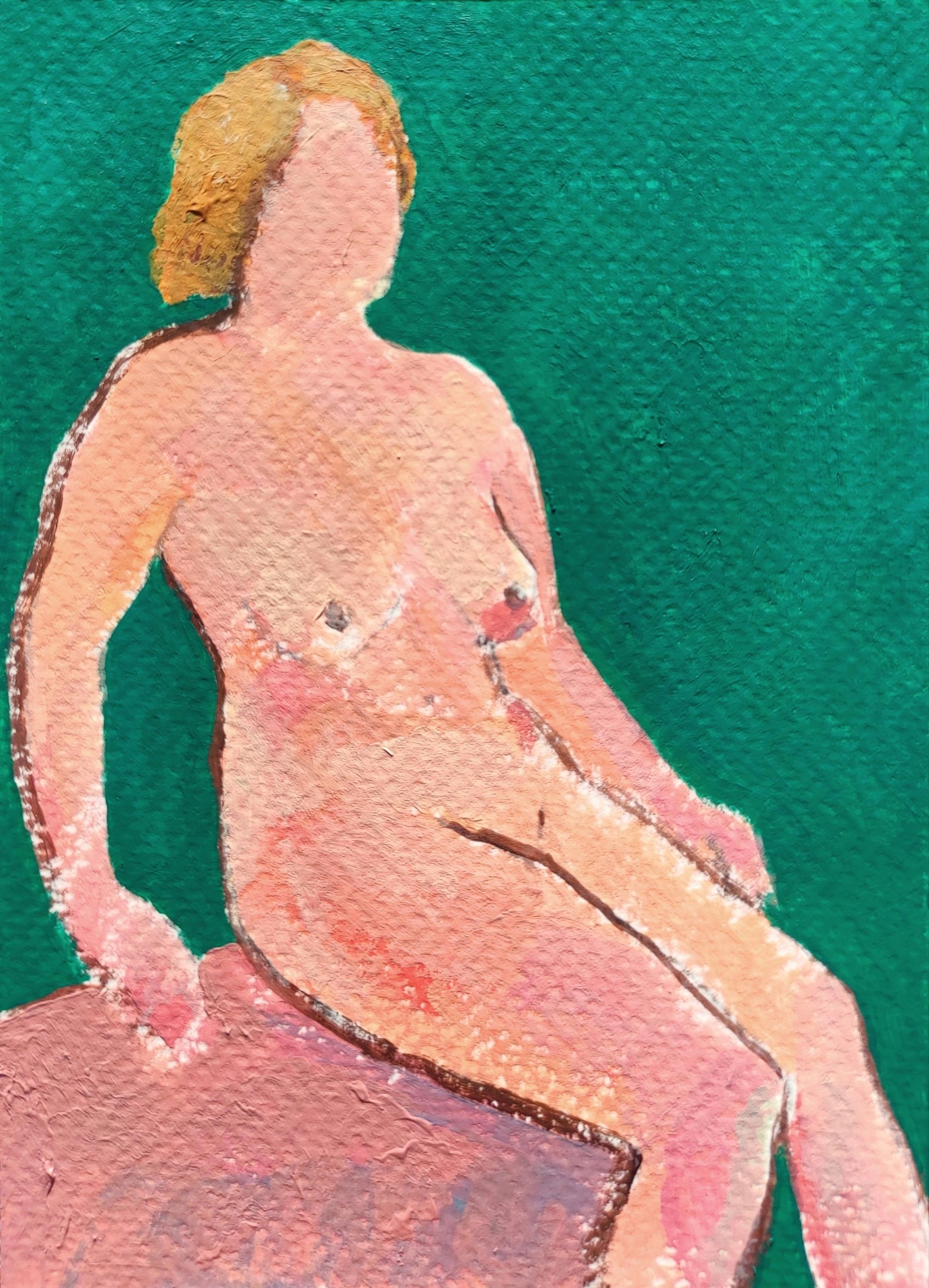 Дарья Петухова (Авторская графика - 
                  10.5 x 14.8 см) Натурщица