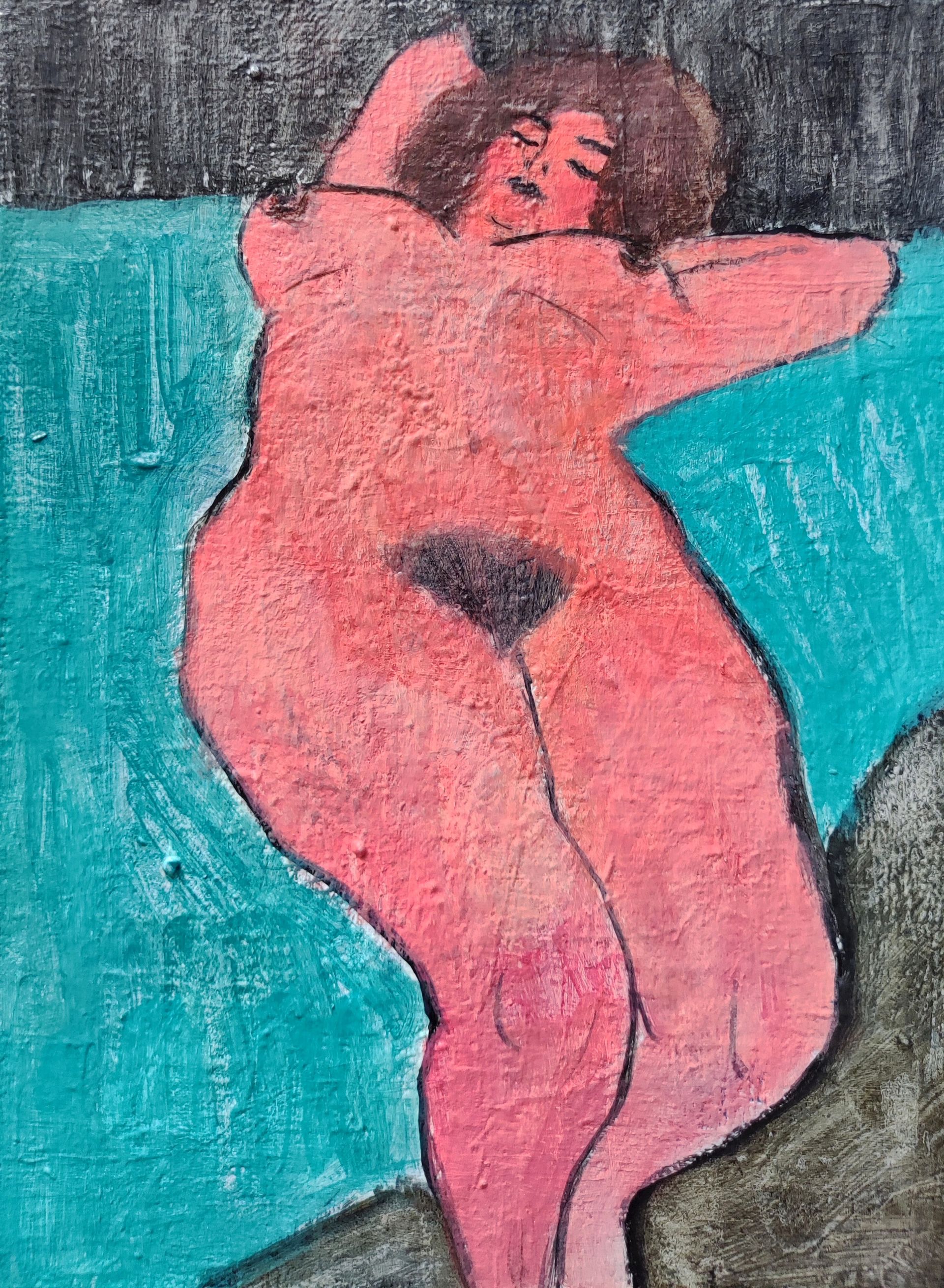 Дарья Петухова (Картина, живопись - 
                  18 x 24 см) Натурщица