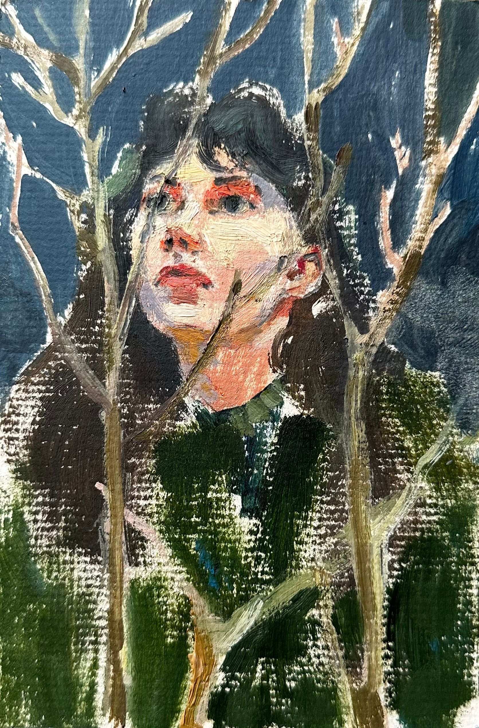 Алина Буглеева (Картина, живопись - 
                  12 x 15 см) Ветви