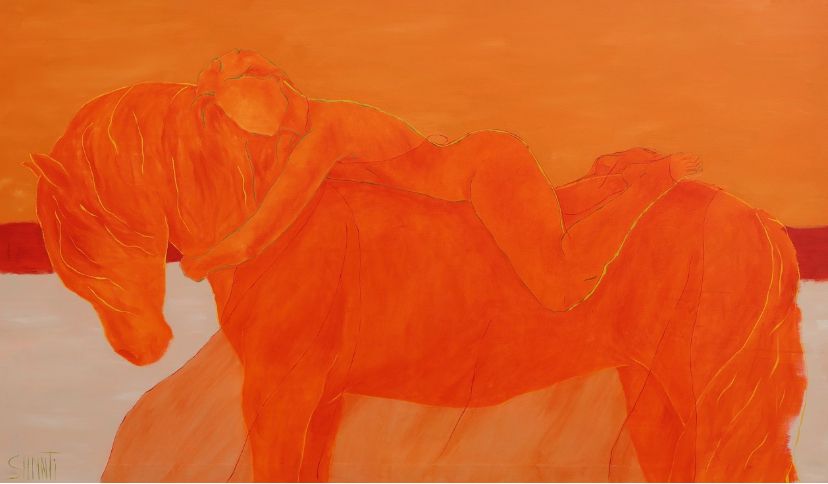 Shomina Ti (Картина, живопись - 
                  200 x 120 см) Единство