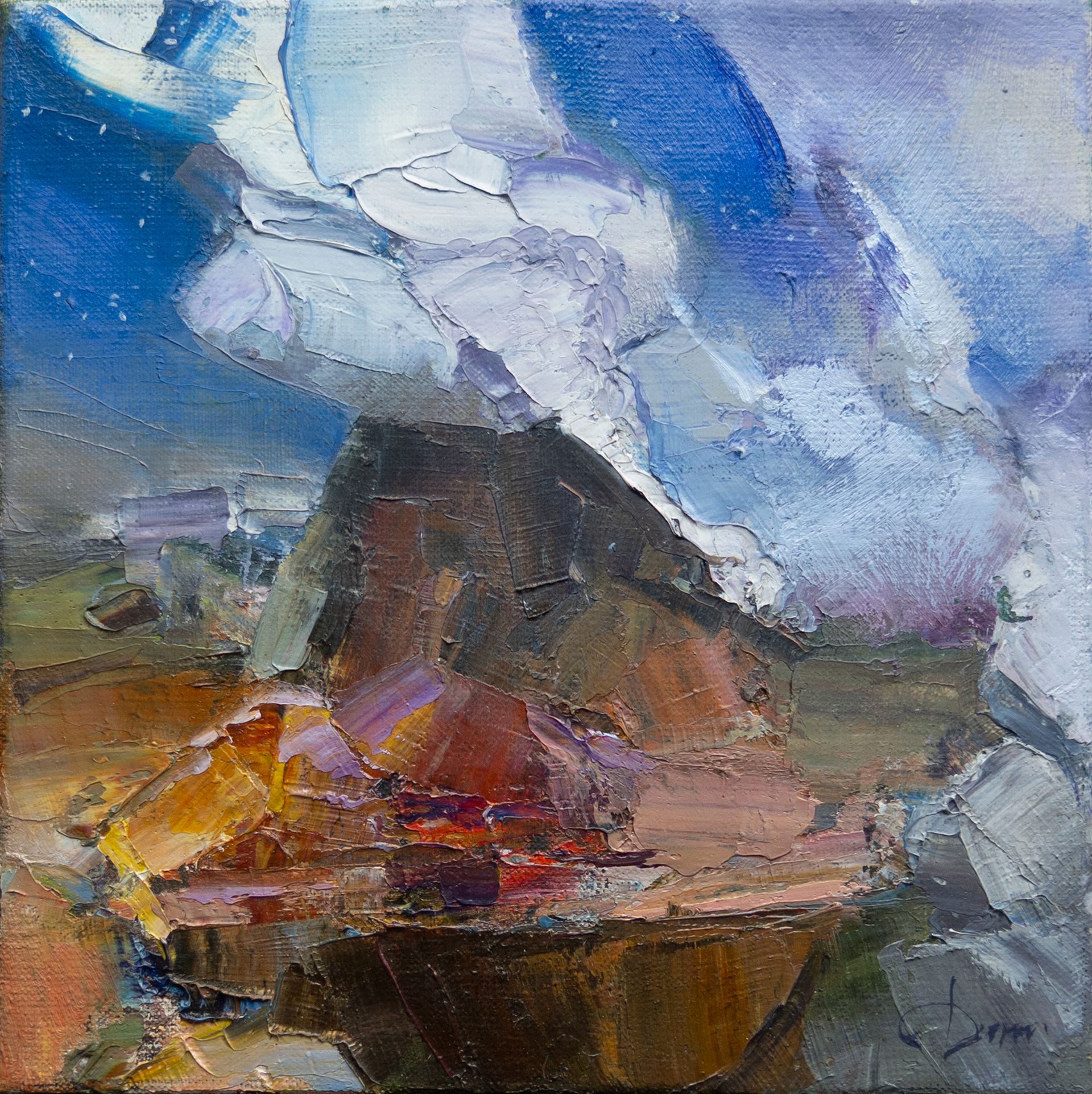 Данил Даниловский (Картина, живопись - 
                  25 x 25 см) Ночные ветры