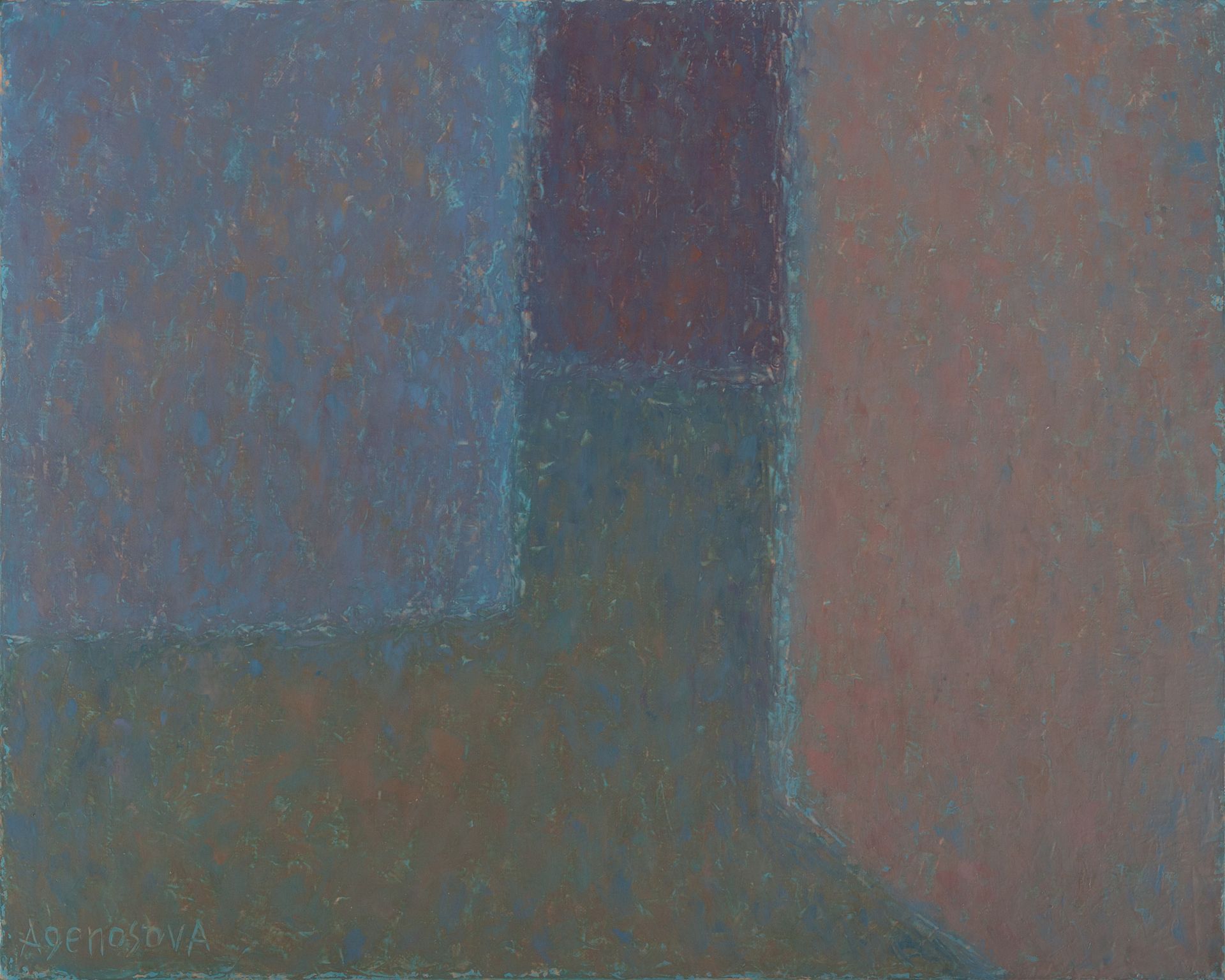 Юлия Агеносова (Картина, живопись - 
                  100 x 80 см) Август, 7