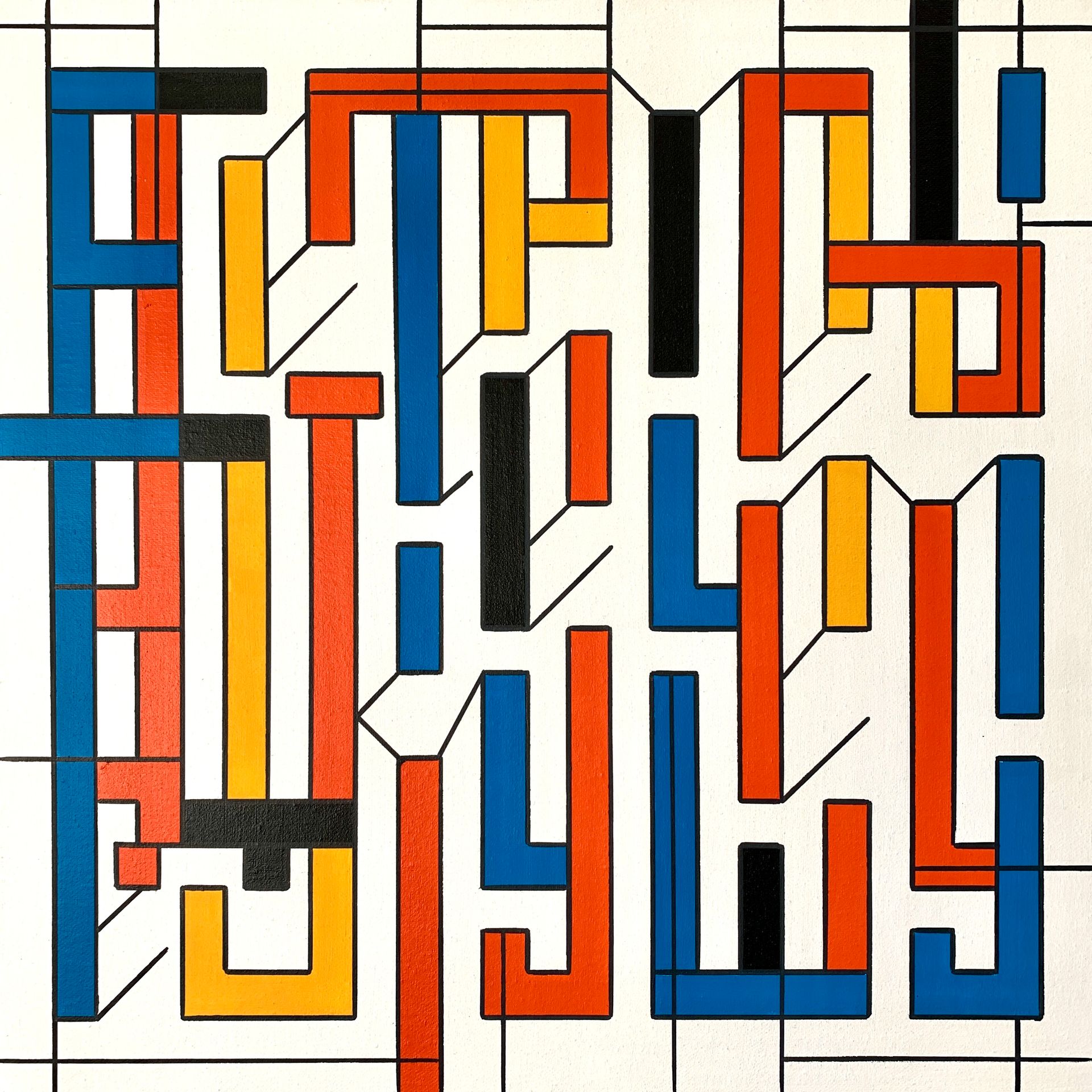 Елена Артджент (Картина, живопись - 
                  50 x 50 см) Все перемены ведут к лучшему