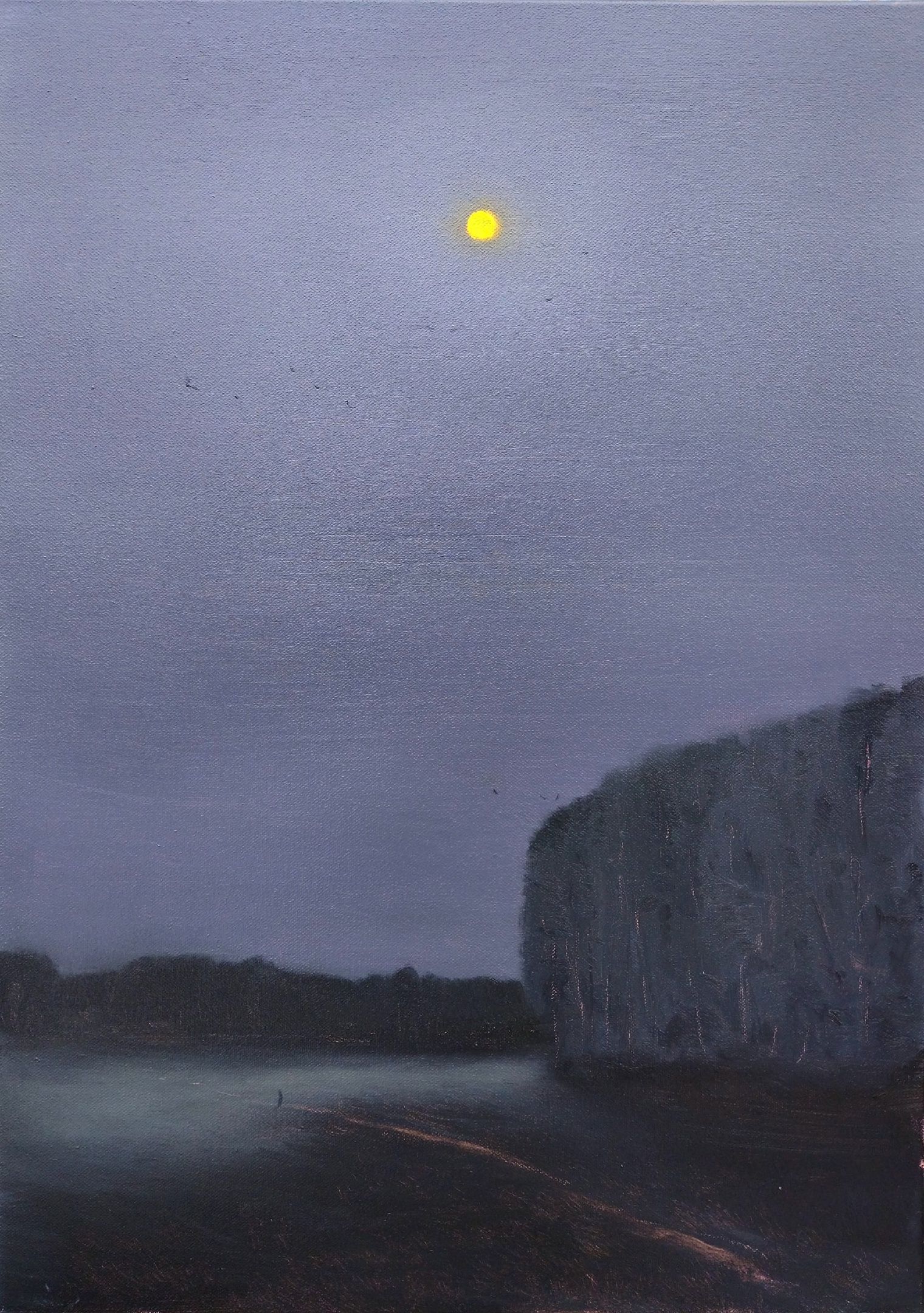 Михаил Рыбаков (Картина, живопись - 
                  50 x 70 см) В теплый туман