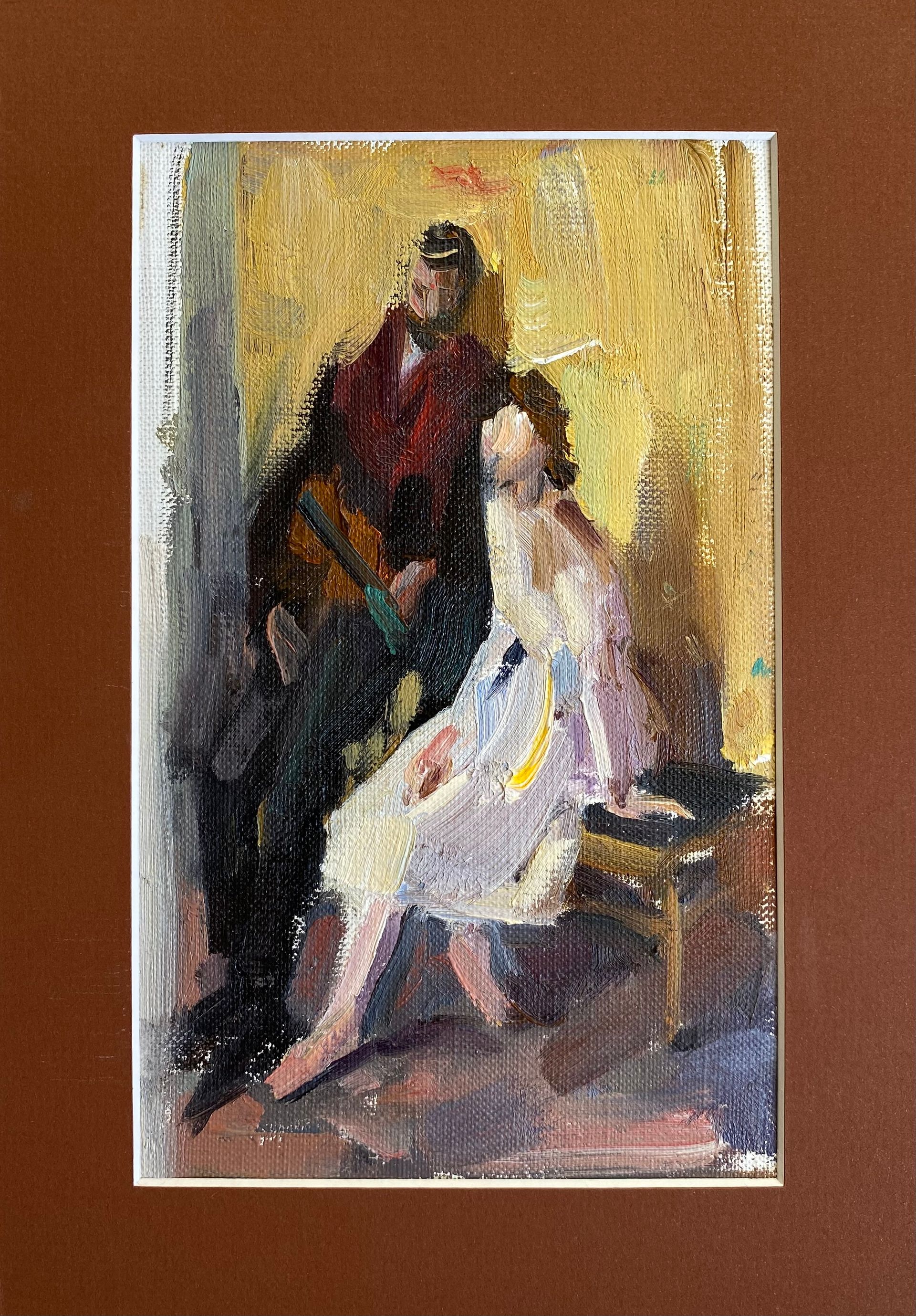 Алина Буглеева (Картина, живопись - 
                  18 x 22 см) Балерина
