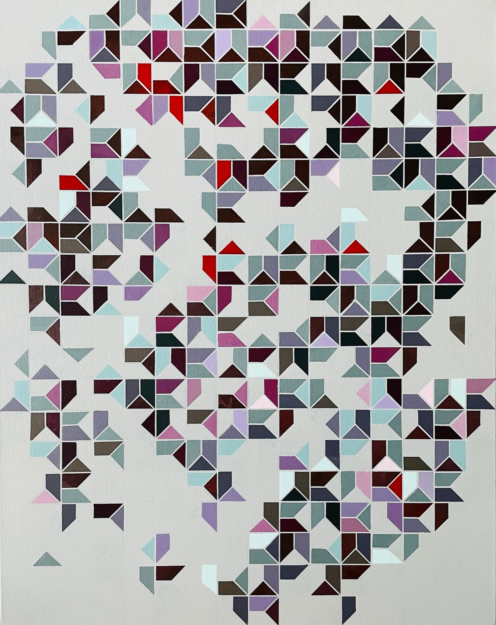 Марина Астахова (Картина, живопись - 
                  80 x 100 см) Labyrinth Fragments Pinot (диптих правая часть)