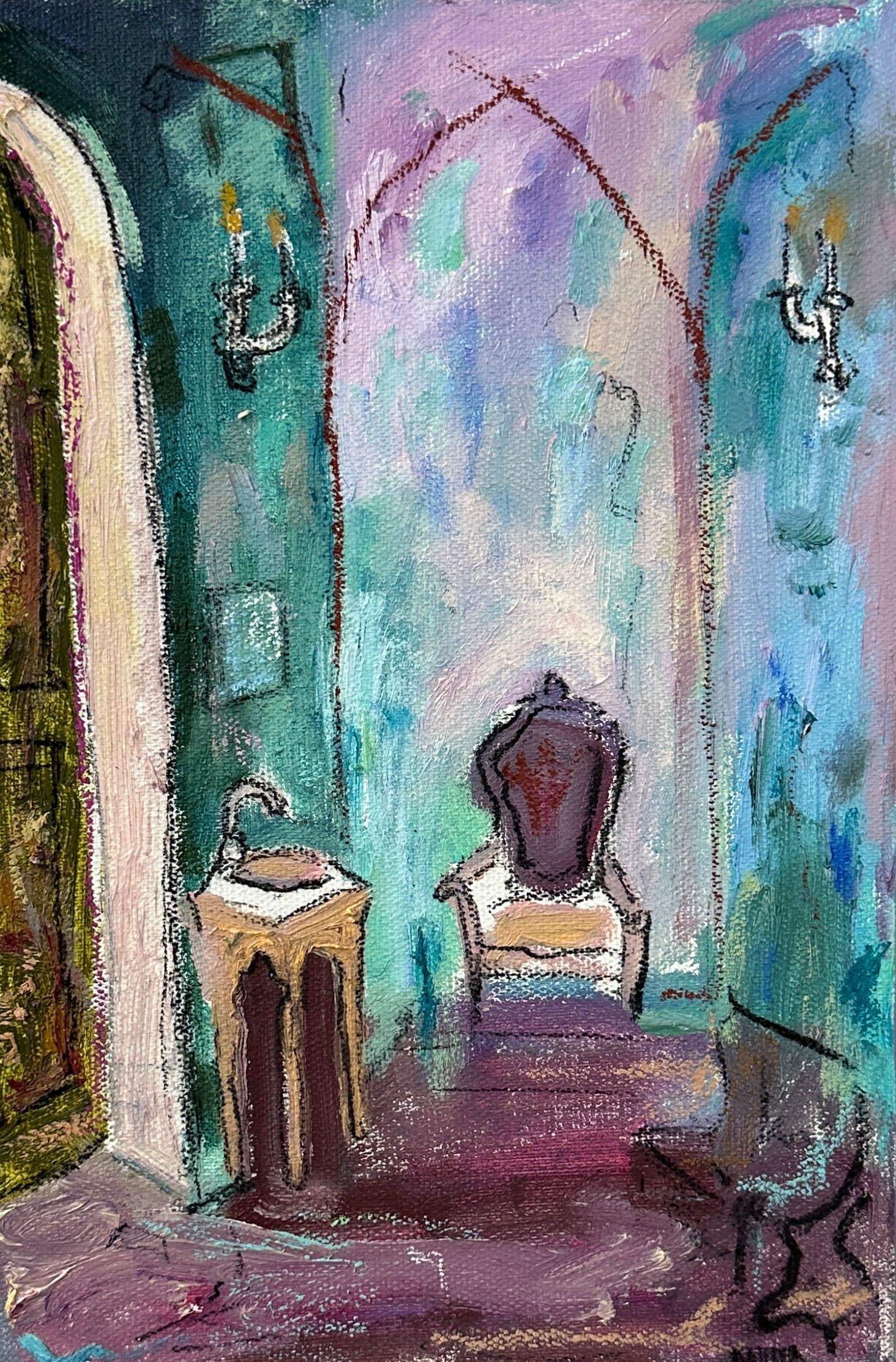 Катя Афонина (Картина, живопись - 
                  20 x 30 см) untltd