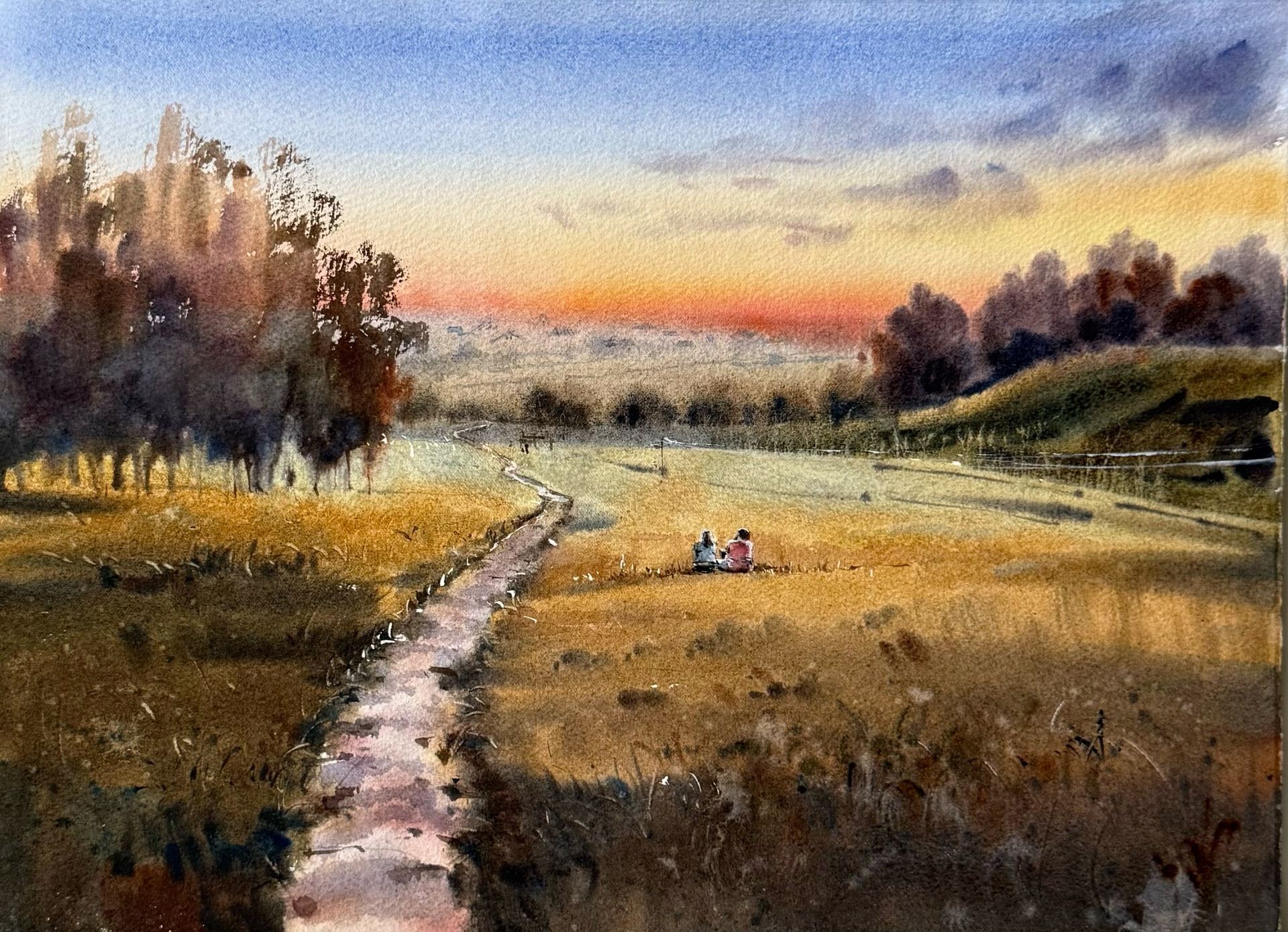 Жанна Губина (Авторская графика - 
                  38 x 28 см) Аннушка