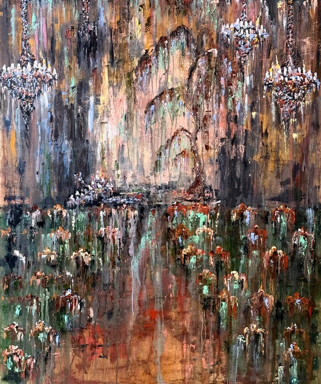 Белла Новинькова (Картина, живопись - 
                  100 x 120 см) Театр не сыгранных спектаклей