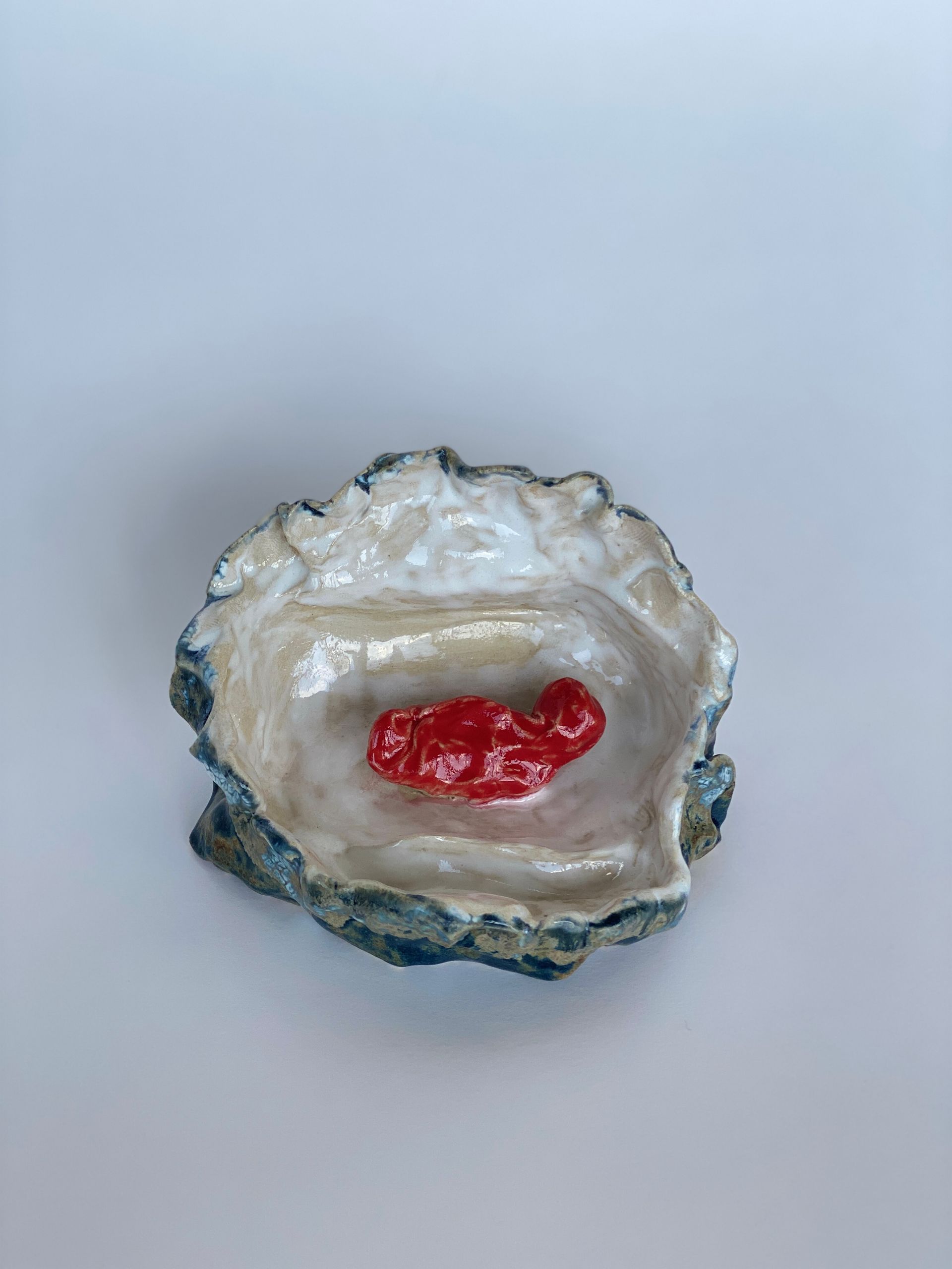 Каролина Росляк (Скульптура - 
                  11.5 x 9 см) Open vessel 6