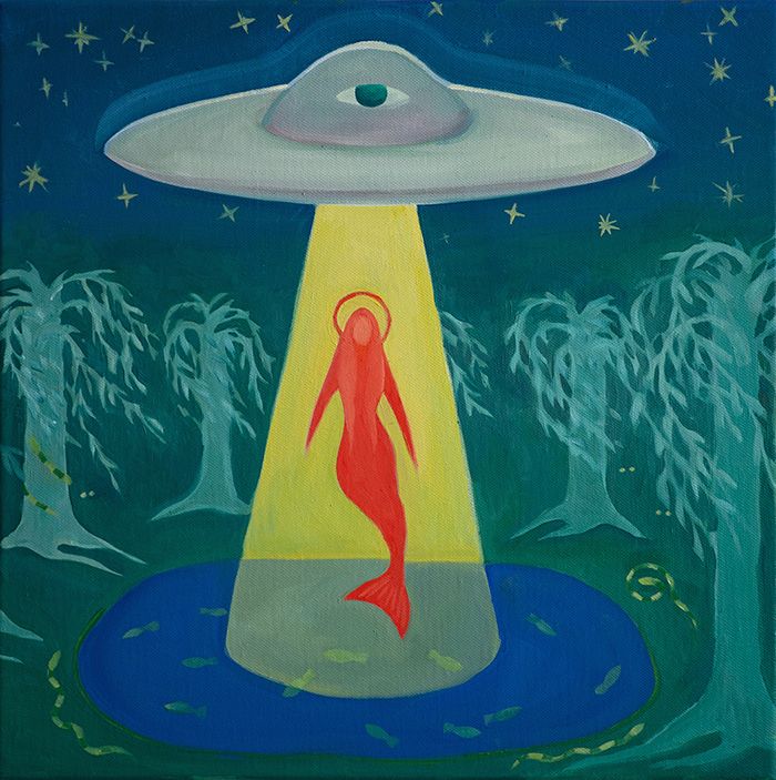 Анастасия Лимонова (Картина, живопись - 
                  40 x 40 см) Возвращение домой