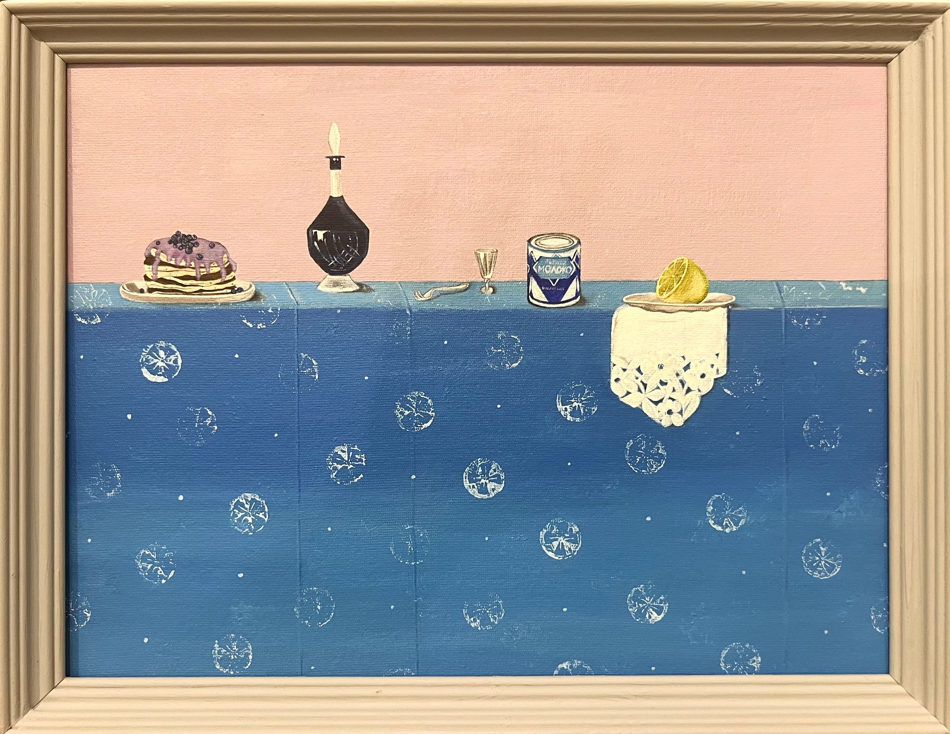 Нина Григель (Картина, живопись - 
                  45 x 35 см) Завтрак гедониста