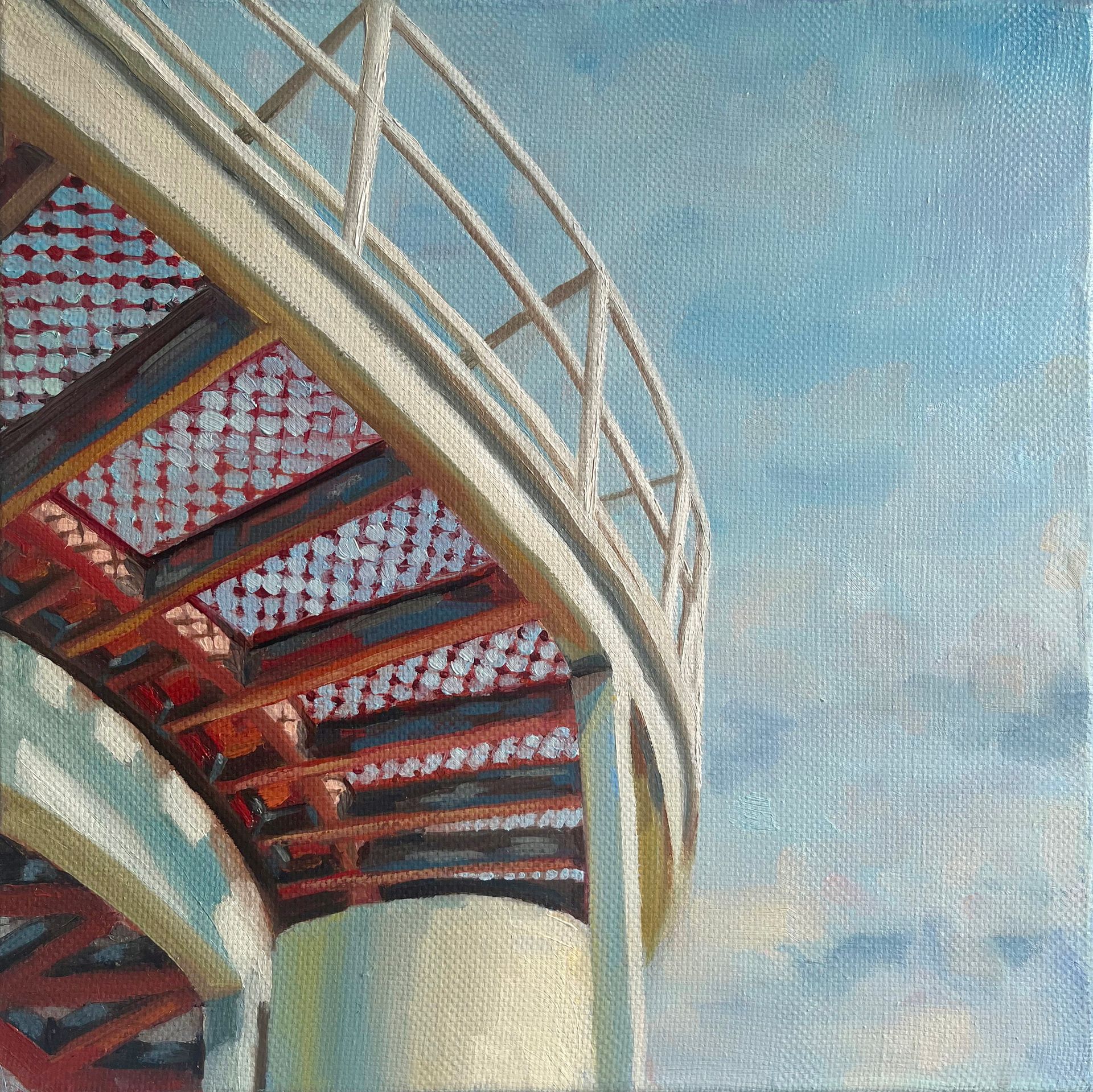 Юлия Главатских (Картина, живопись - 
                  30 x 30 см) Ясный день II