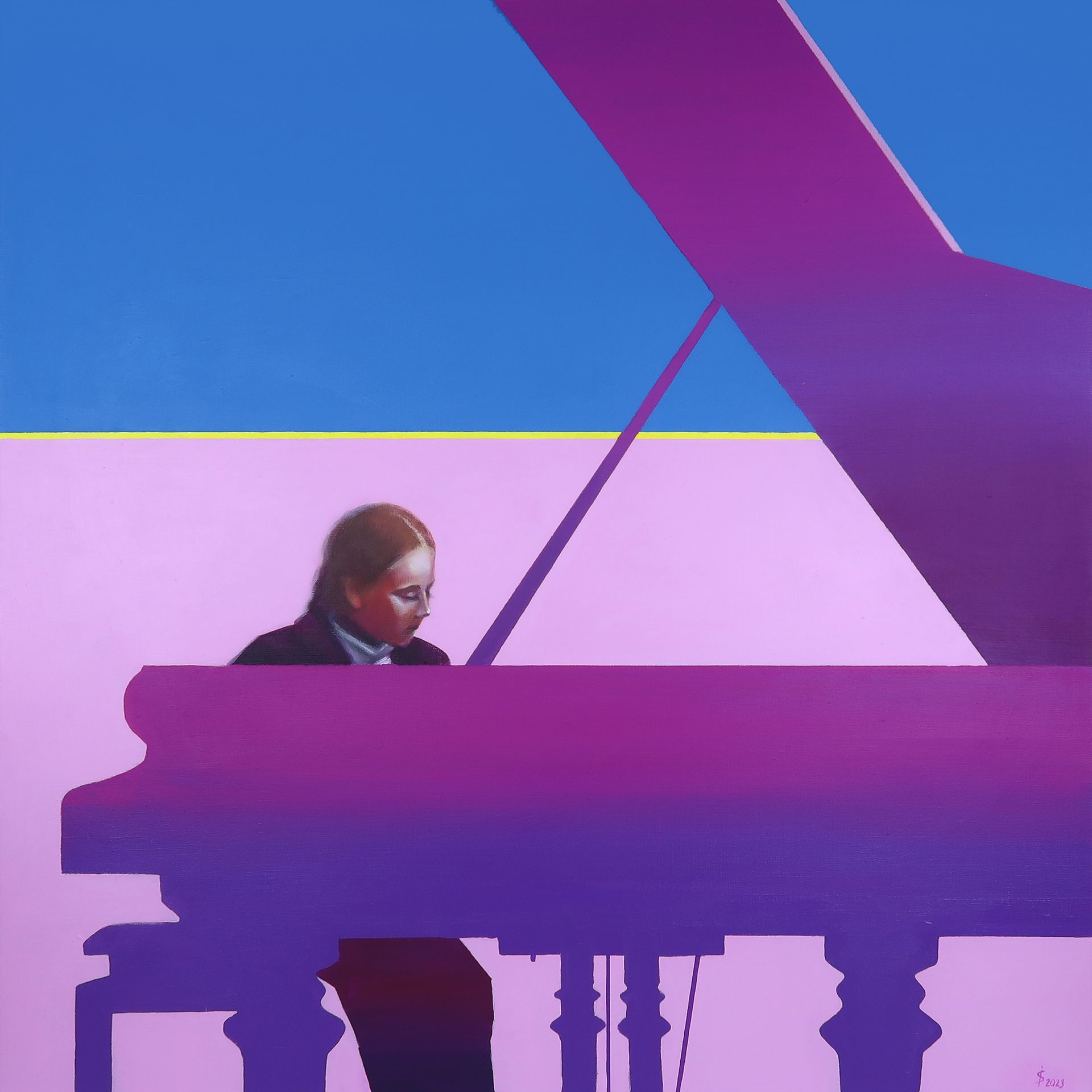 Светлана Искоских (Картина, живопись - 
                  100 x 100 см) Талант