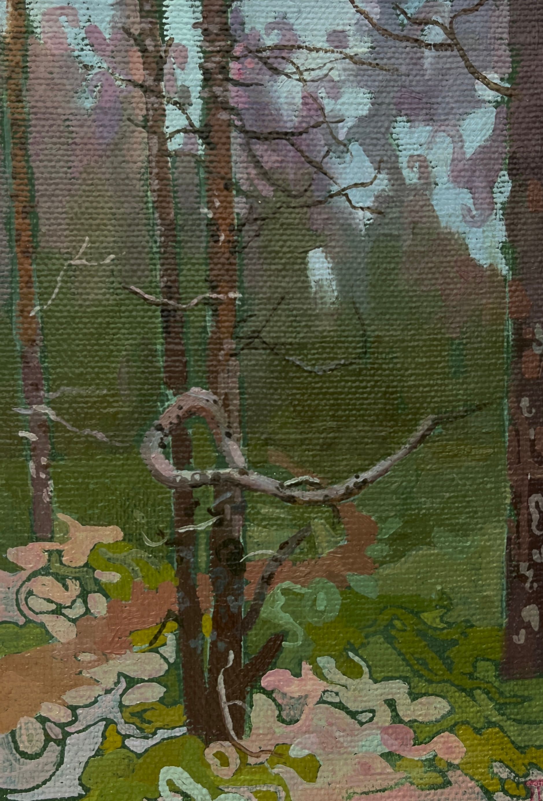 Владислава Тарасова (Картина, живопись - 
                  13 x 18 см) Карелия