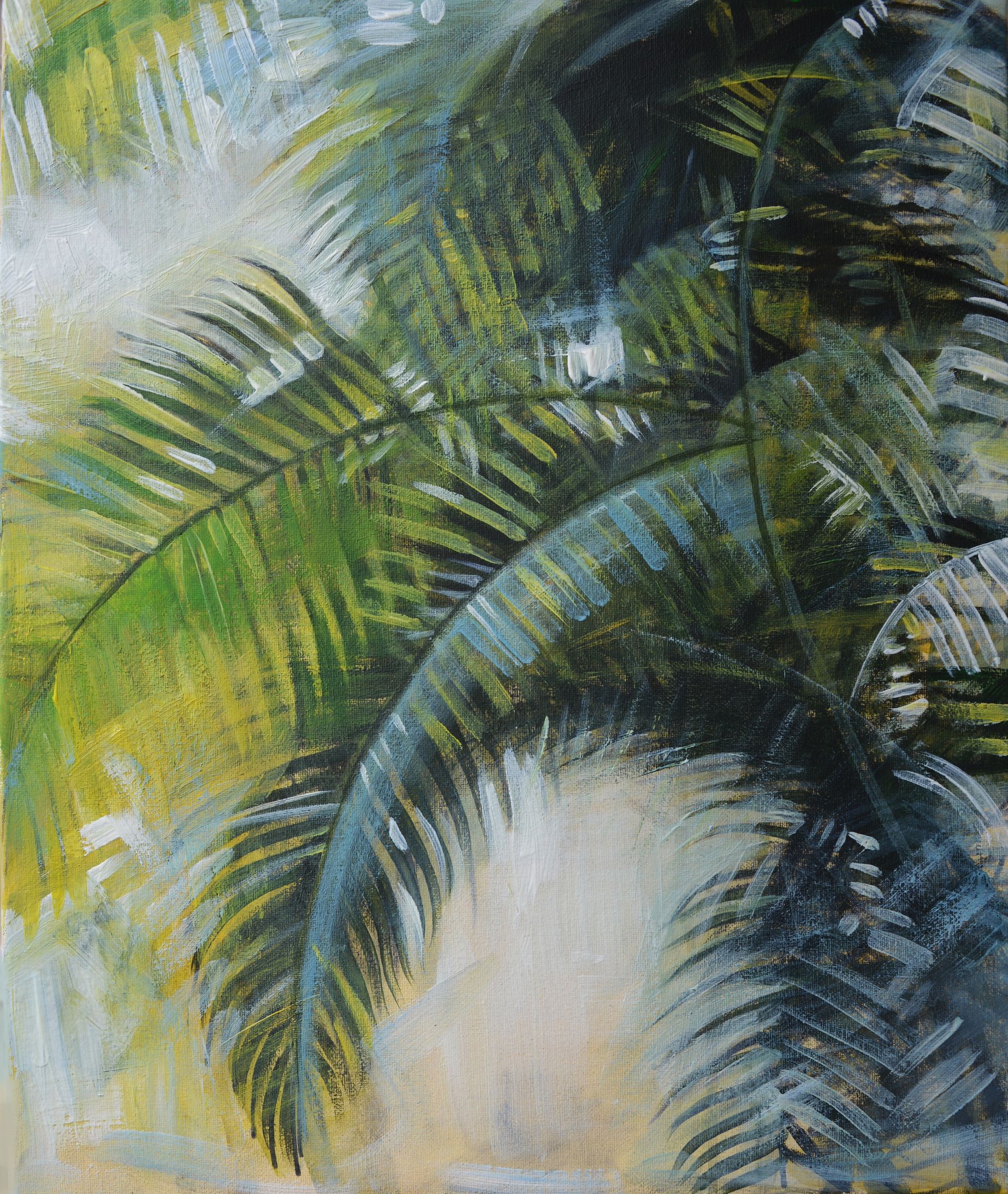 Екатерина Лутохина (Картина, живопись - 
                  40 x 50 см) Пальмы