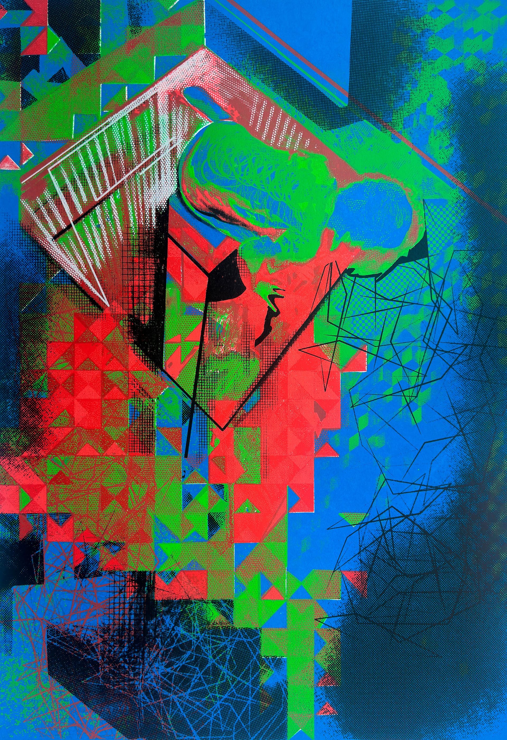 Дарья Мазур (Графика печатная - 
                  48 x 65 см) Пропасть