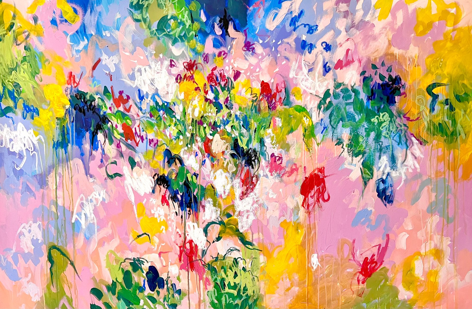 Анна Ганина (Картина, живопись - 
                  150 x 100 см) Savage garden