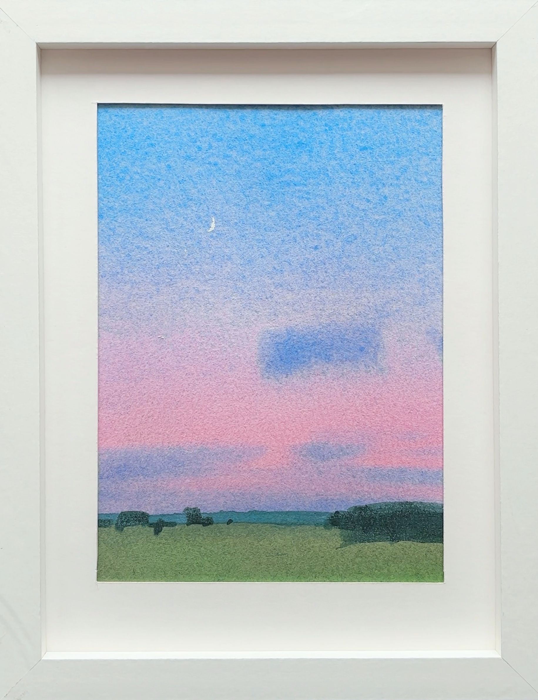 Александра Савина (Авторская графика - 
                  20 x 30 см) Этюд "Вечерний час"