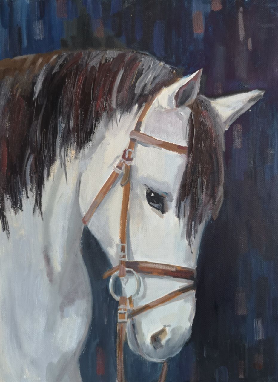 Елена Санина (Картина, живопись - 
                  30 x 40 см) Красотка