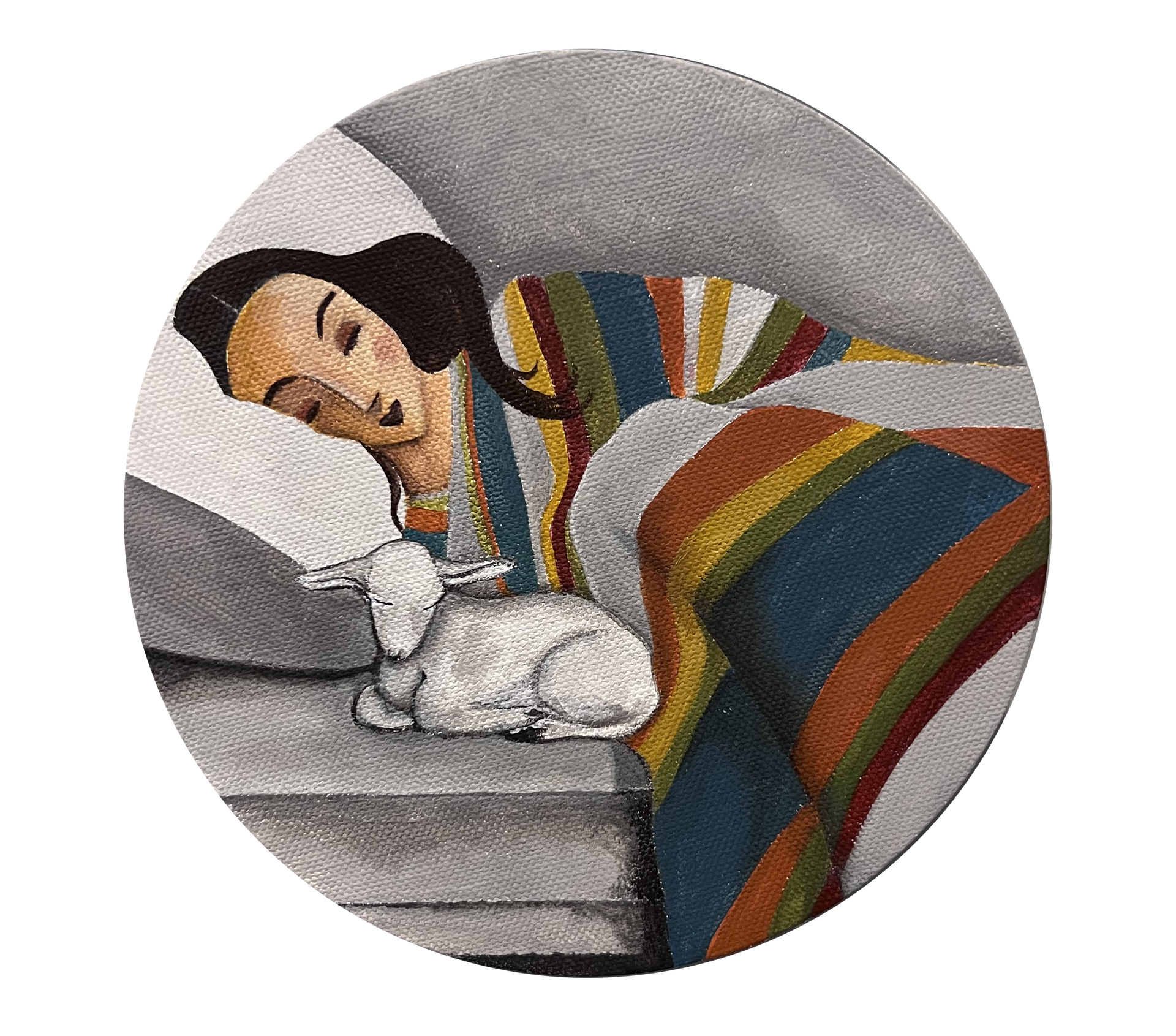 Нина Григель (Картина, живопись - 
                  20 x 20 см) Дневной Сон