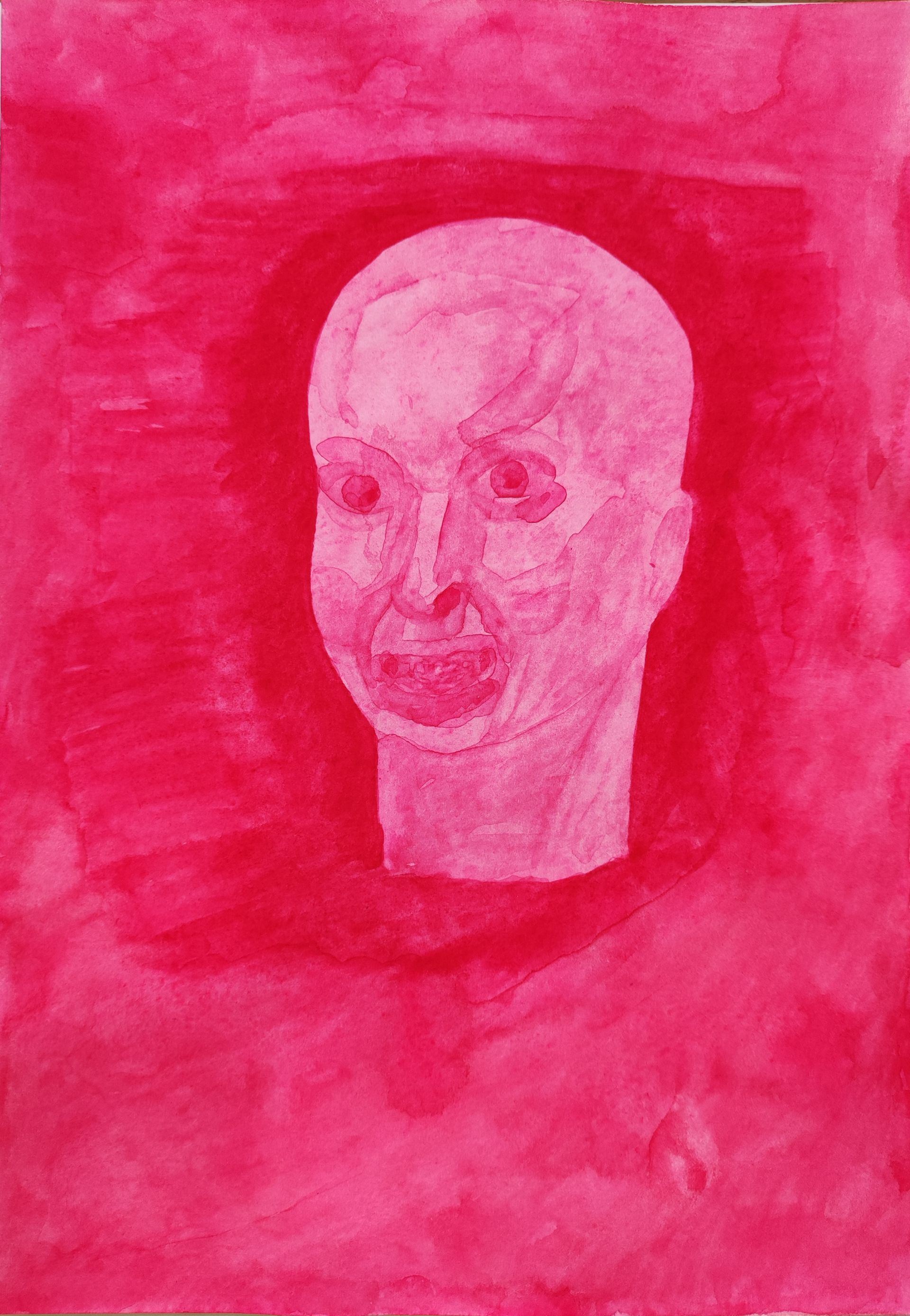 Катя Тишкевич (Авторская графика - 
                  21 x 29.7 см) Розовый