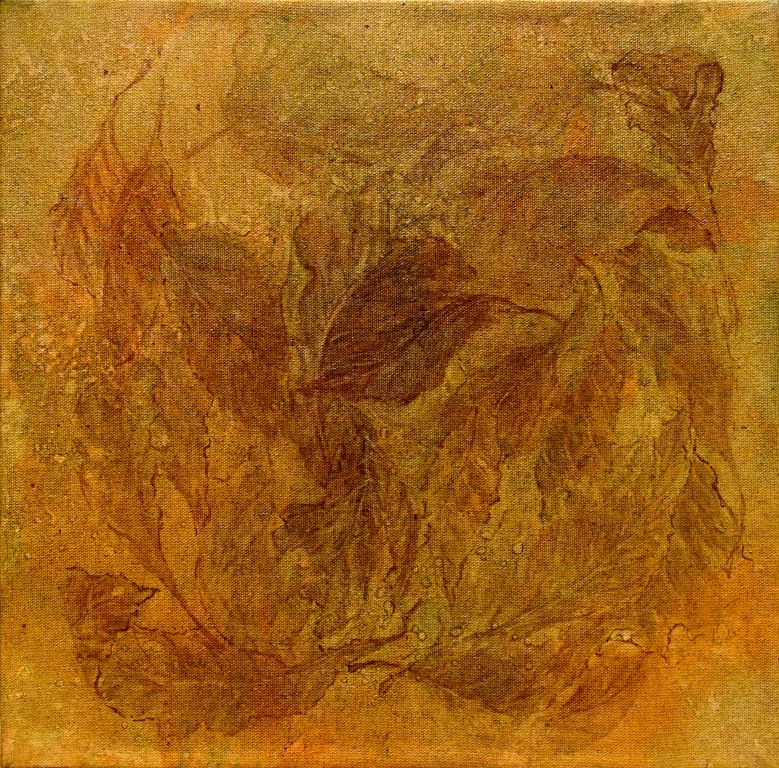 Екатерина Феоктистова (Картина, живопись - 
                  25 x 25 см) Закон притяжения (2)