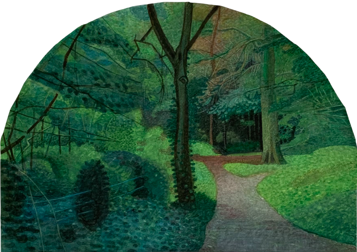 Иван Афонский (Авторская графика - 
                  31 x 22 см) Венсенский лес