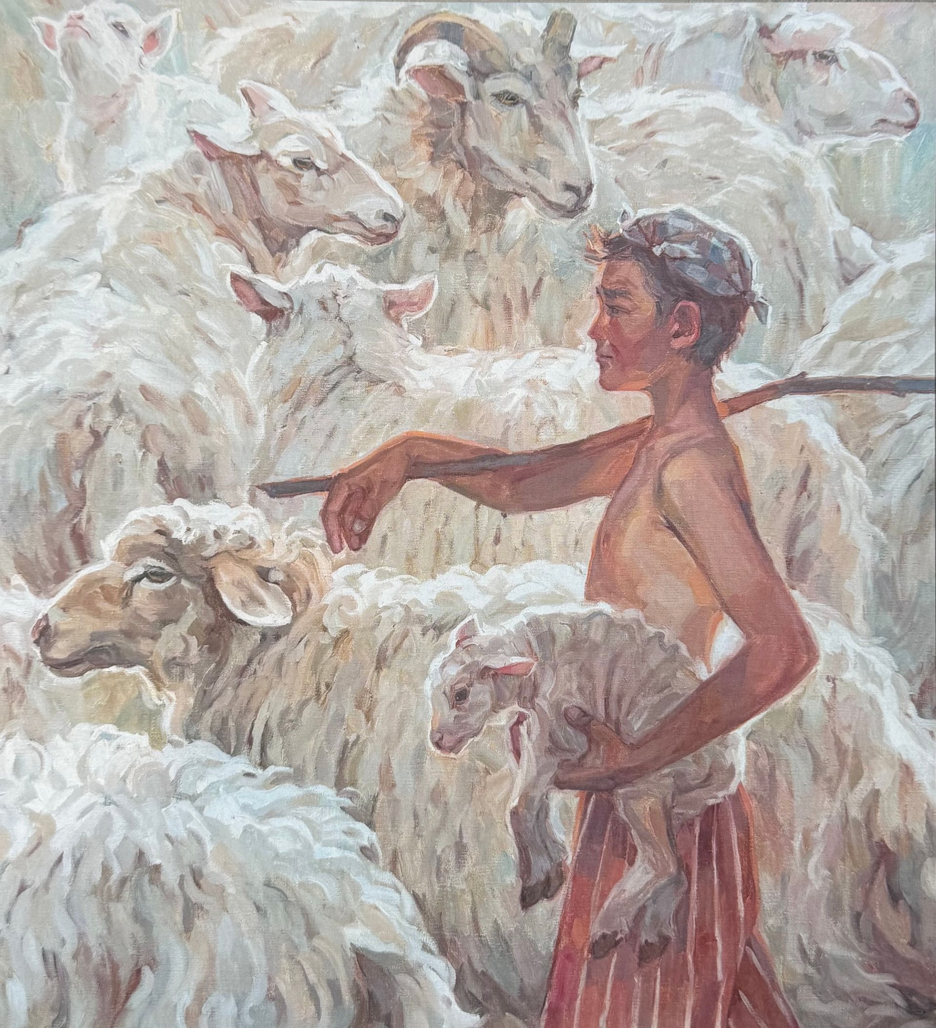 Залифа Хибатова (Графика цифровая (принты) - 
                  30 x 33 см) Начало