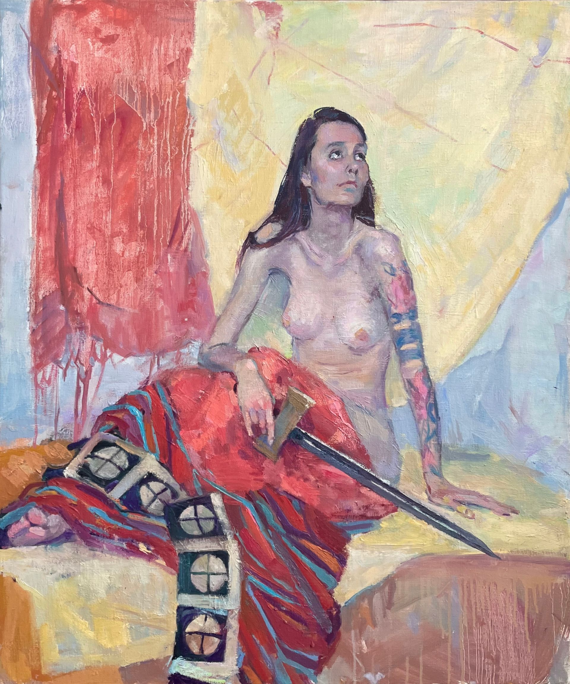 Мария Волкова (Картина, живопись - 
                  75 x 90 см) Юдифь