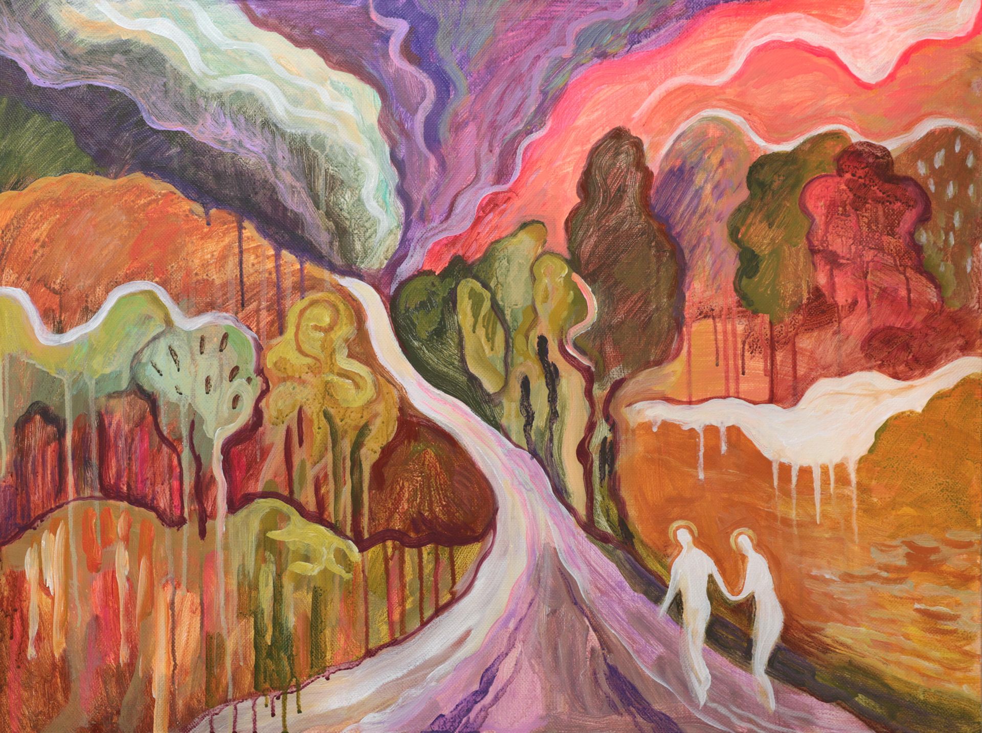 Катерина Бим (Картина, живопись - 
                  80 x 60 см) Путь