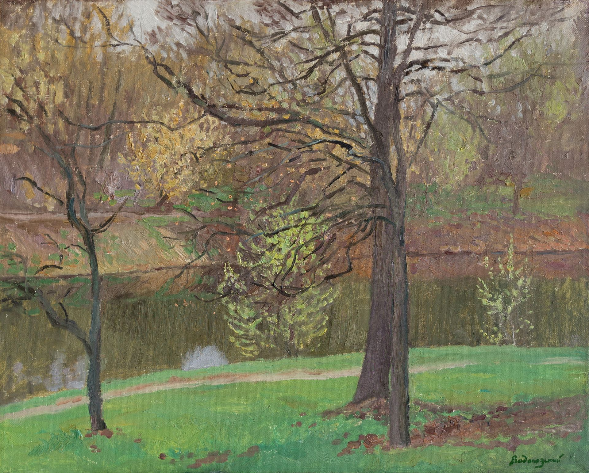 Николай Водолазский (Картина, живопись - 
                  50 x 40 см) Апрель