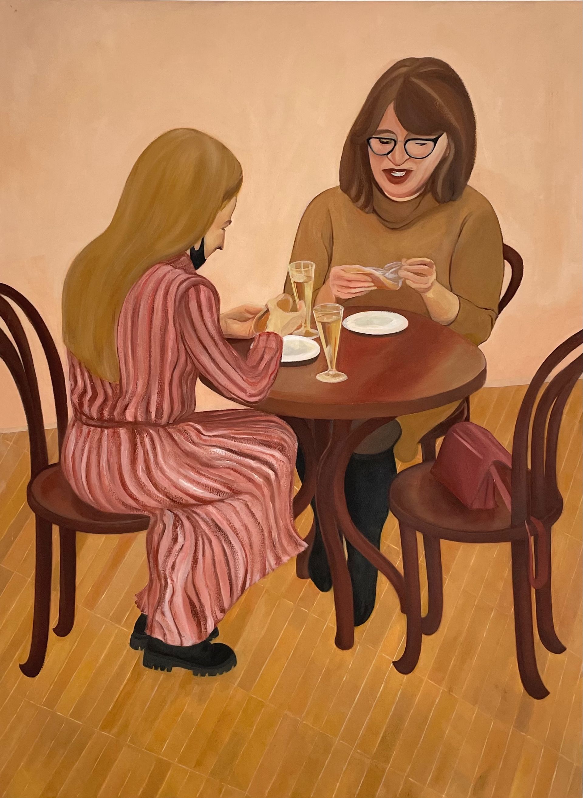 Настя Астахова (Картина, живопись - 
                  60 x 80 см) Буфет