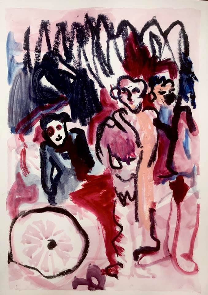 Катя Гранова (Картина, живопись - 
                  40 x 60 см) Lou Salome and others