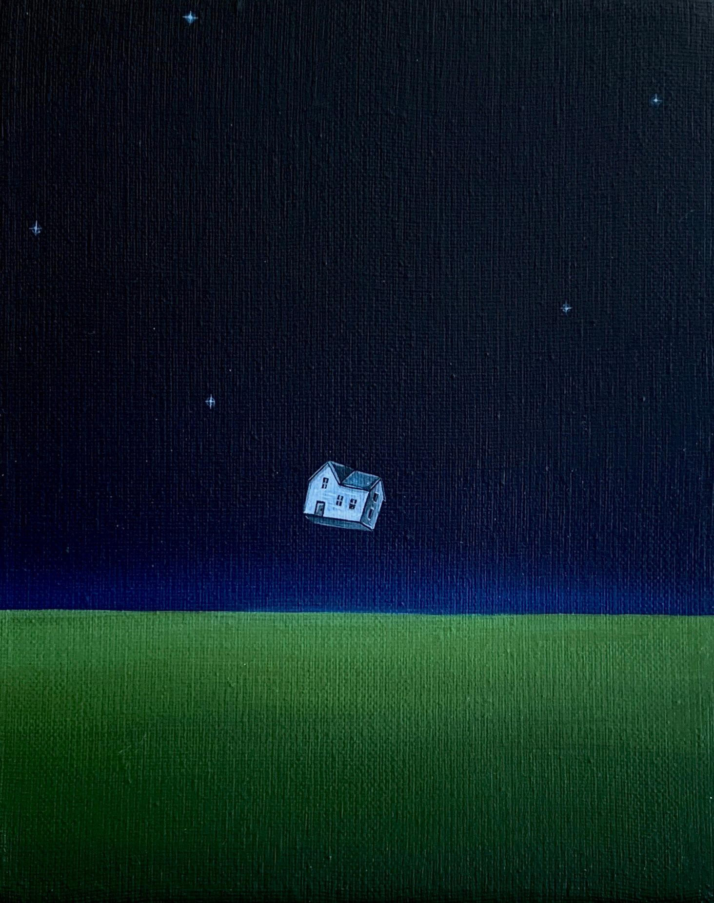 СВЕТ-ЛАНА (Картина, живопись - 
                  20 x 25 см) Уединение