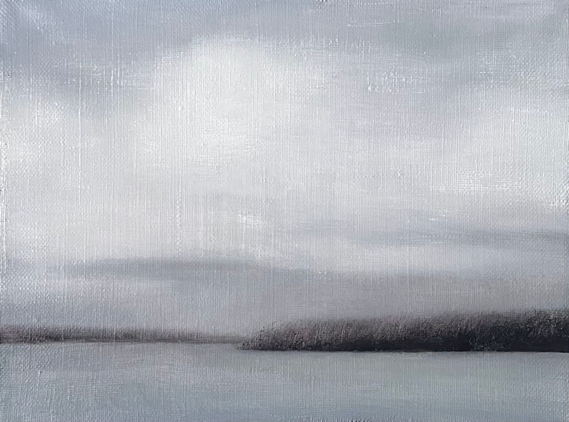 Мария Савенкова (Картина, живопись - 
                  24 x 18 см) Тихий пейзаж
