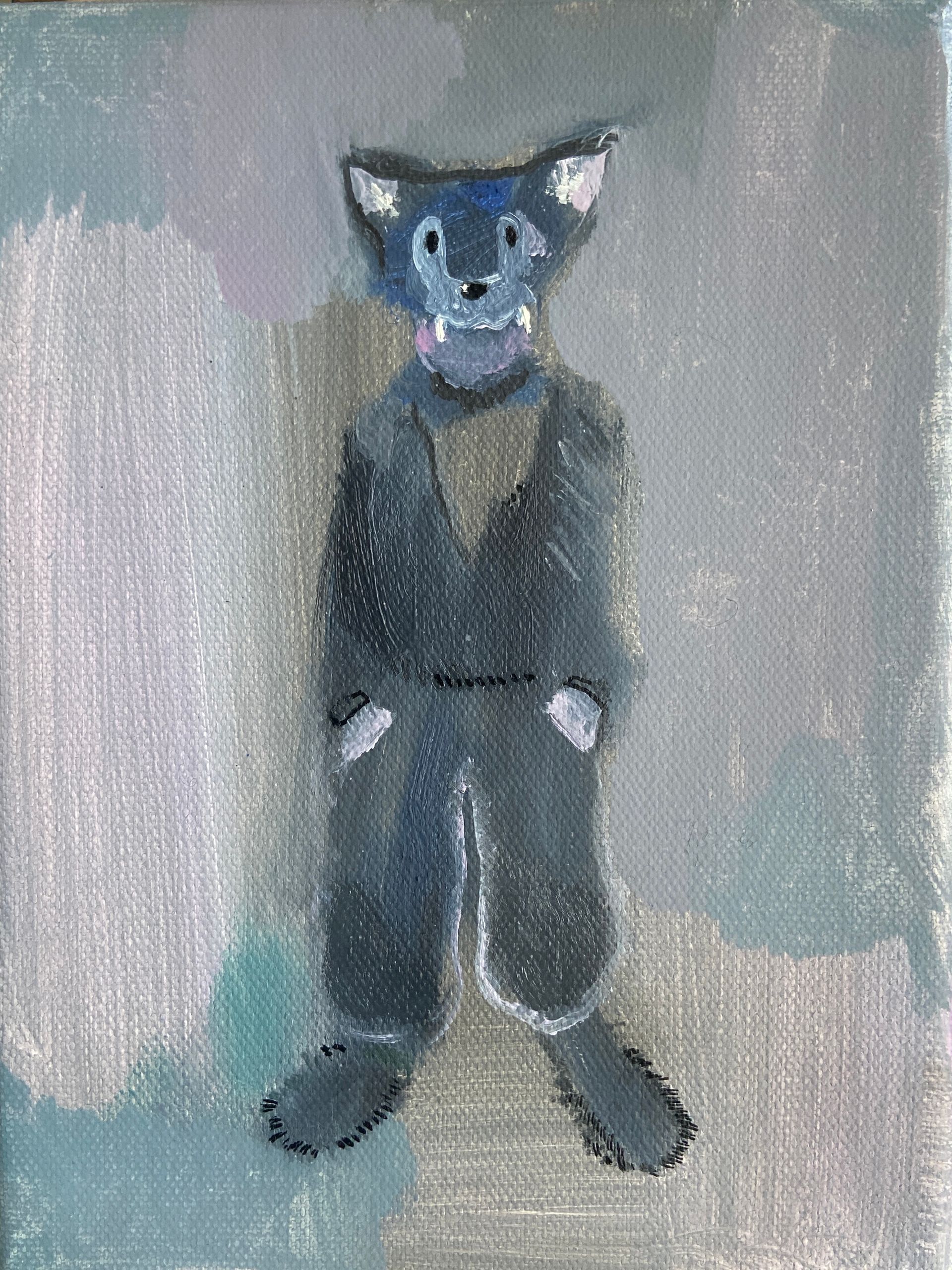 Полина Федотова (Картина, живопись - 
                  15 x 20 см) Волчонок