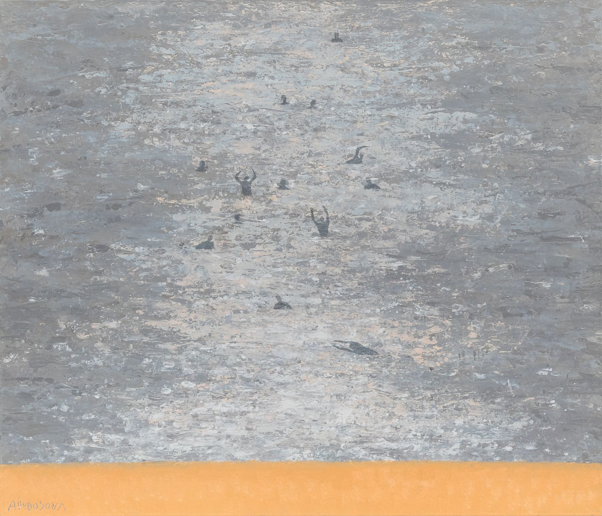 Юлия Агеносова (Картина, живопись - 
                  70 x 60 см) Золотые рыбки