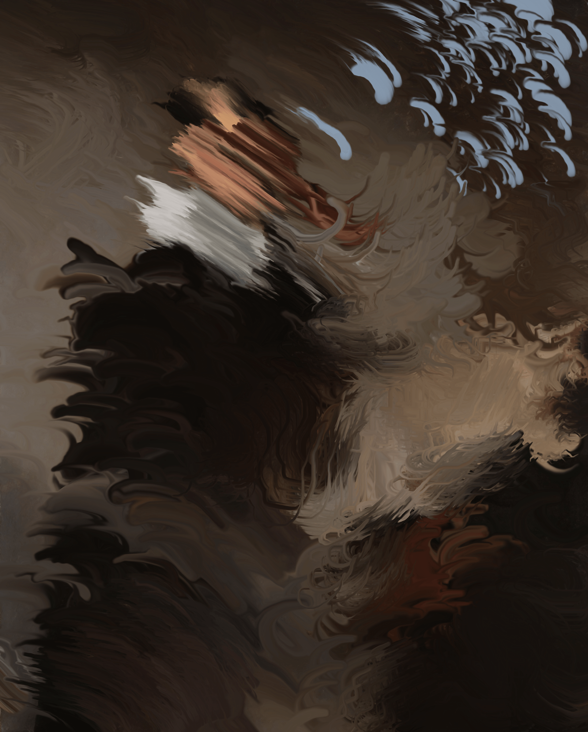 Илья Близнец (Графика цифровая (принты) - 
                  48 x 60 см) Что шепчут мне тени