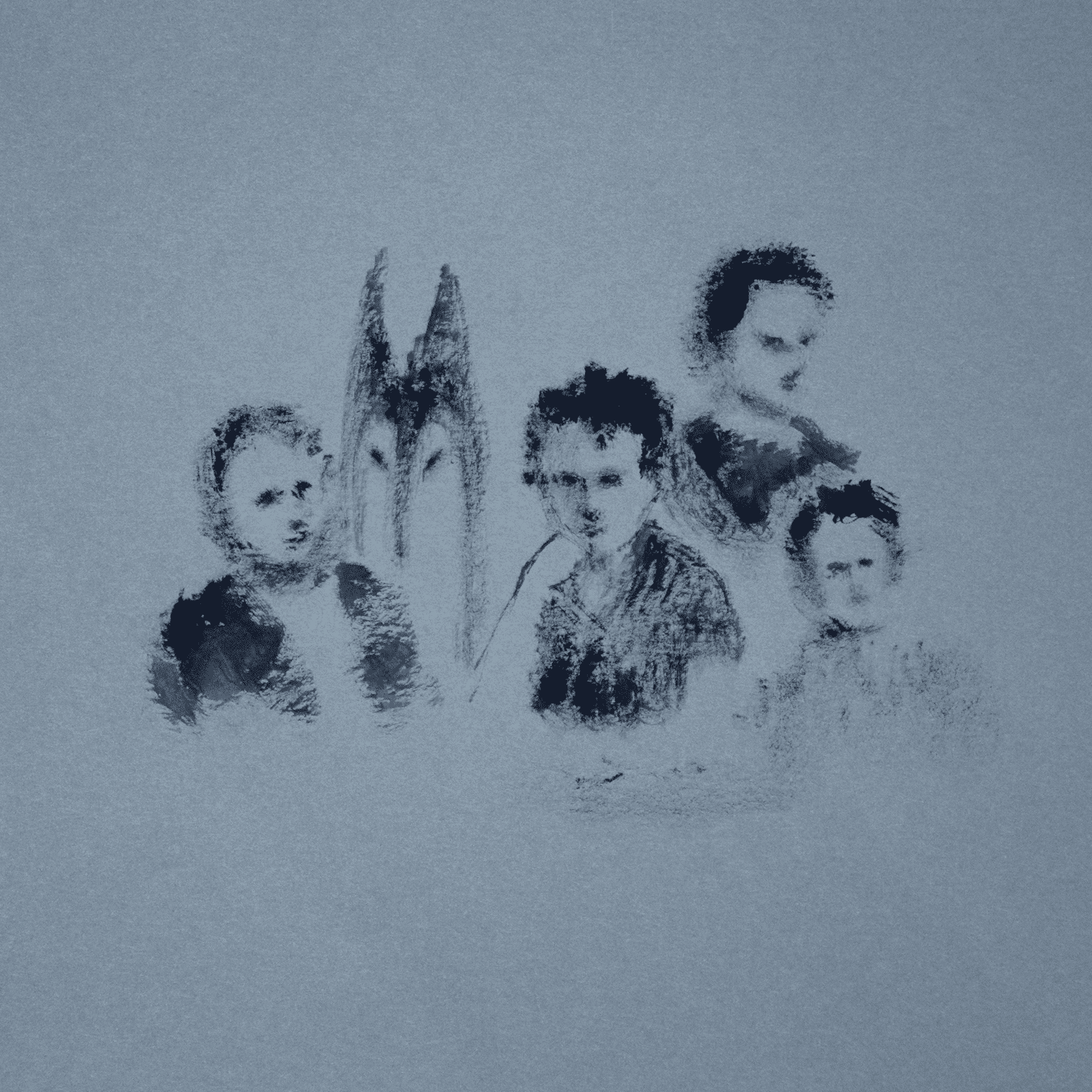 Ольга Минина (Авторская графика - 
                  21 x 21 см) Мы — Рядом #6