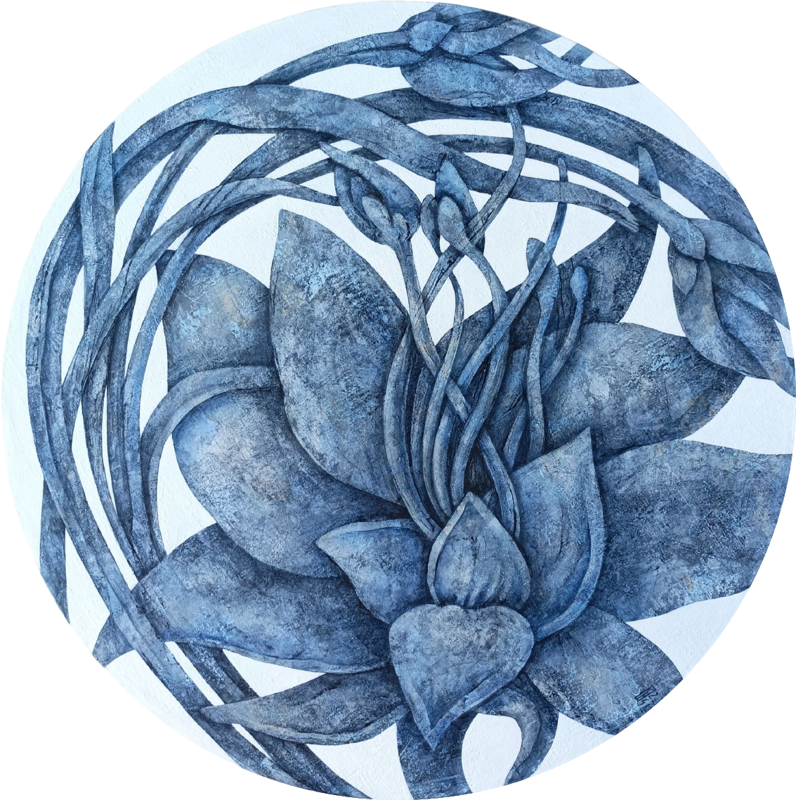 Наталья Порошина (Картина, живопись - 
                  60 x 60 см) Иллюзия цветения