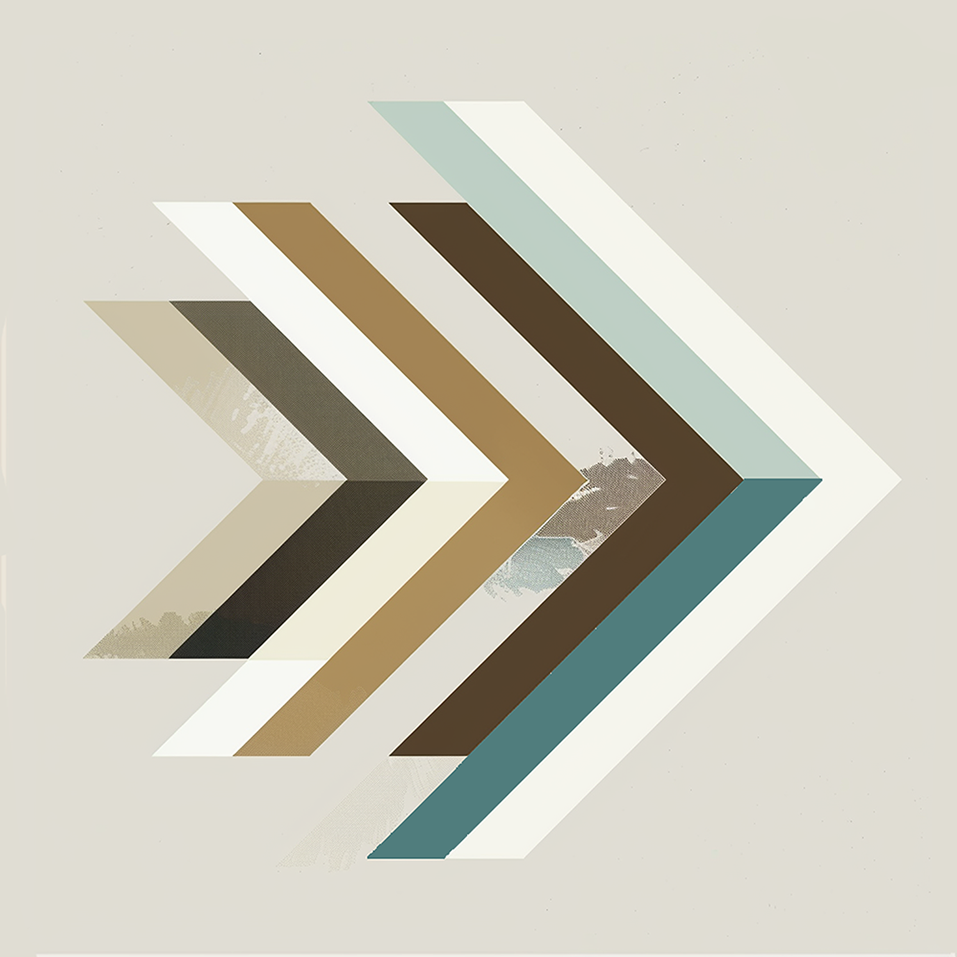 Екатерина Рыжикова (Графика цифровая (принты) - 
                  80 x 80 см) Arrows 1