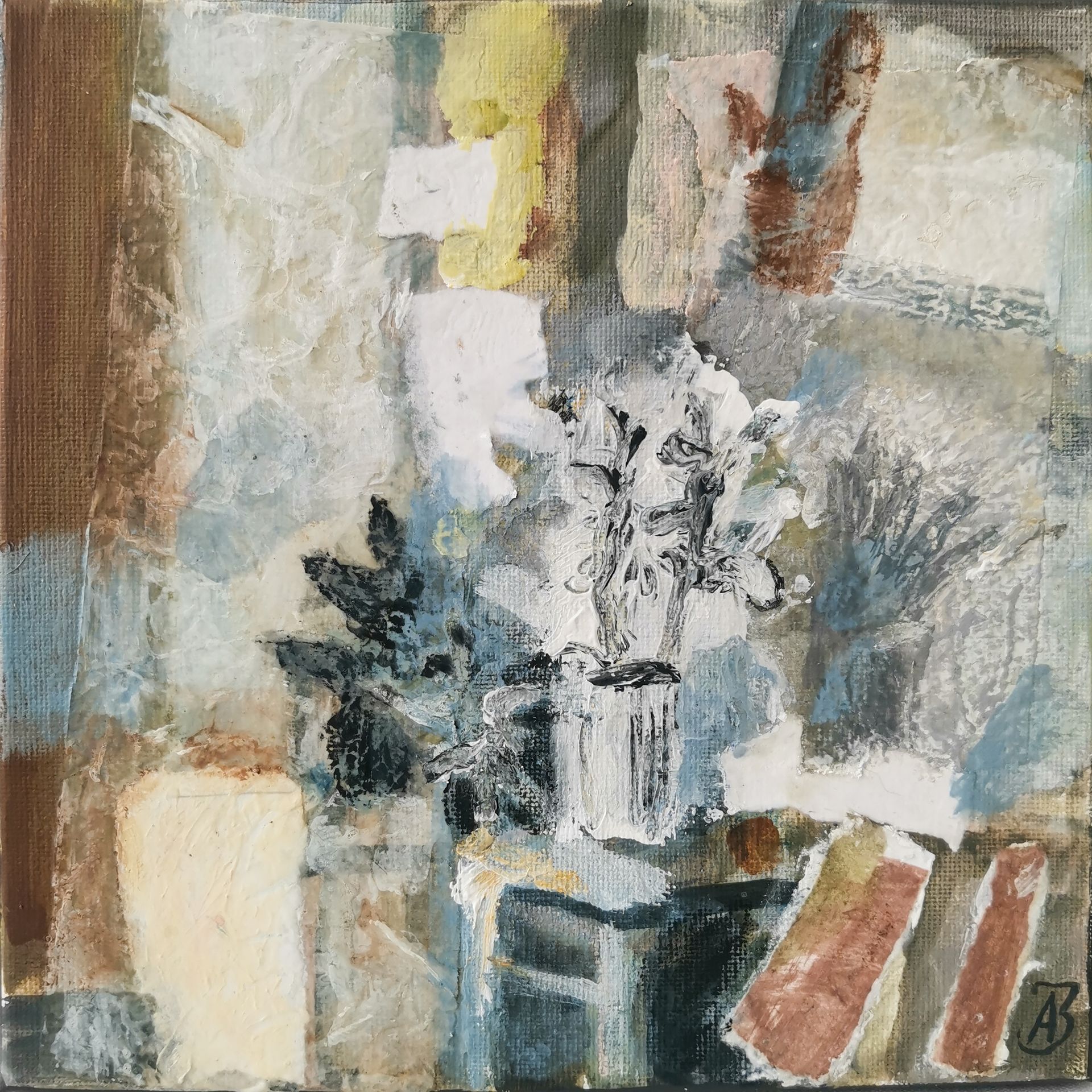 Зарина Абисалова (Картина, живопись - 
                  20 x 20 см) Шёпот света