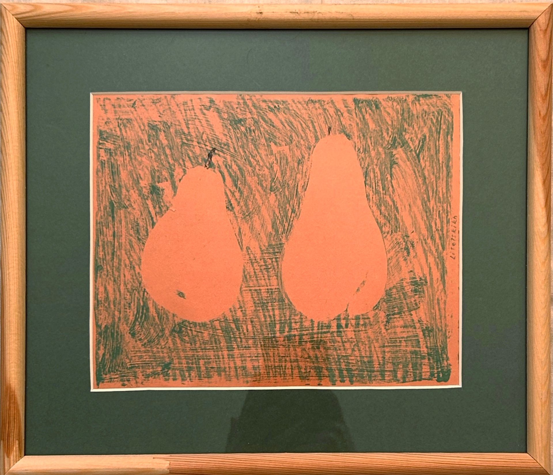 Настя Литецких (Графика печатная - 
                  30 x 26 см) Груши