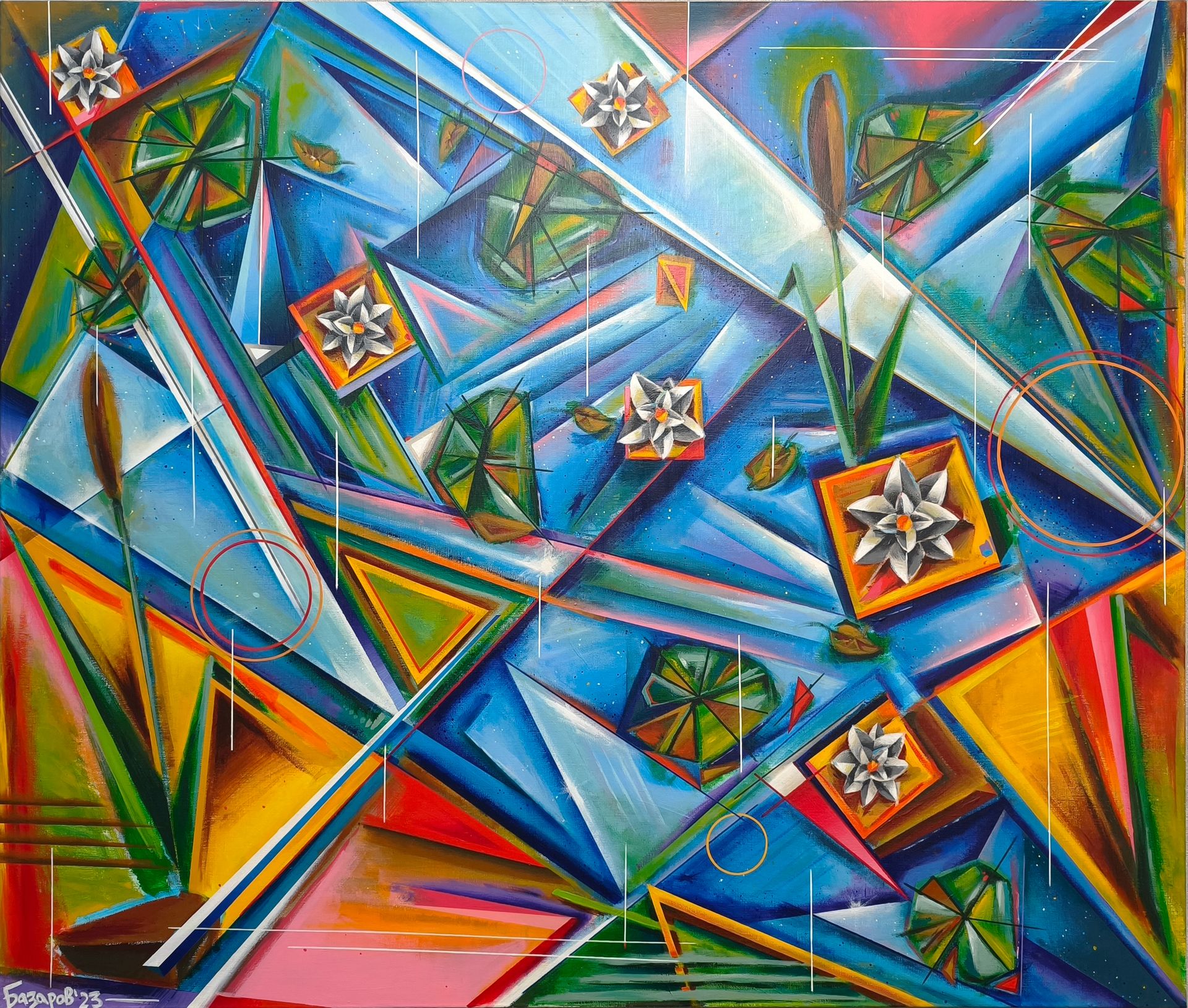 Максим Базаров (Картина, живопись - 
                  130 x 110 см) Апрельский