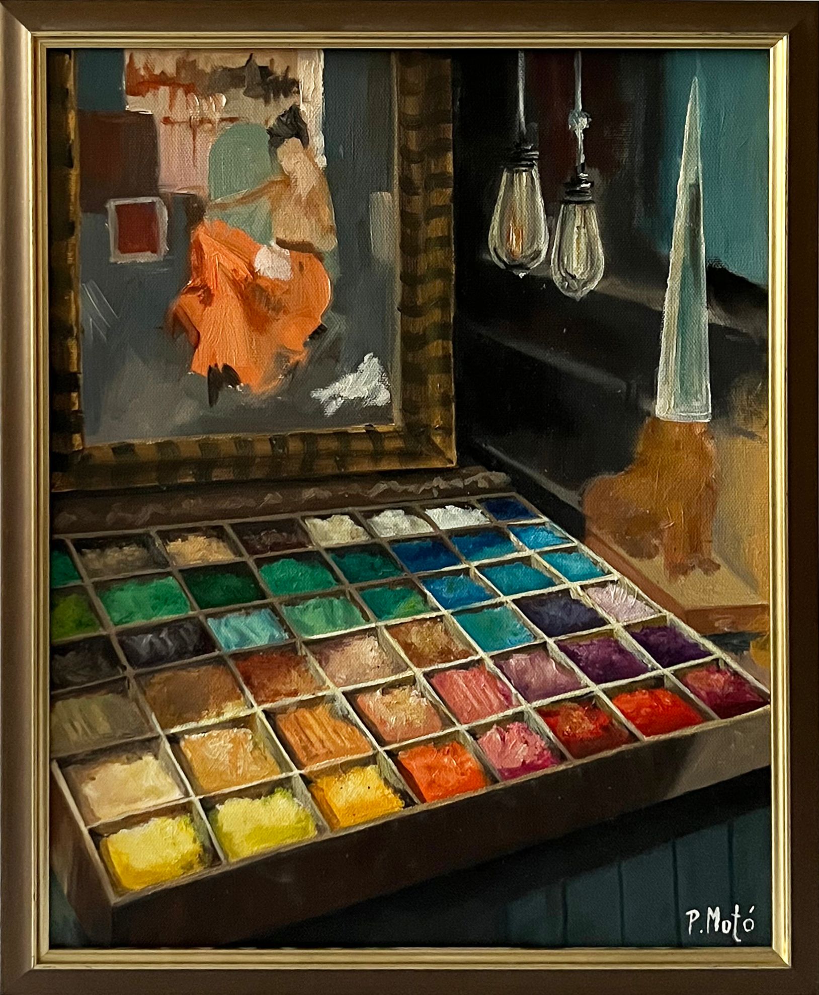 Полина Мотовилова (Картина, живопись - 
                  35 x 45 см) Краски Венеции