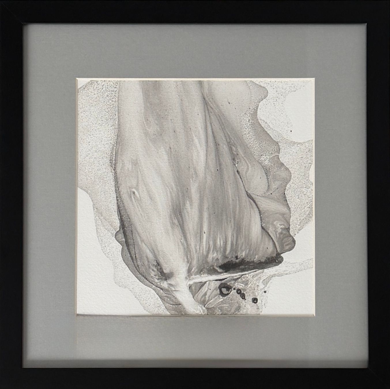 Виктория Марченко (Авторская графика - 
                  30 x 30 см) Black flow