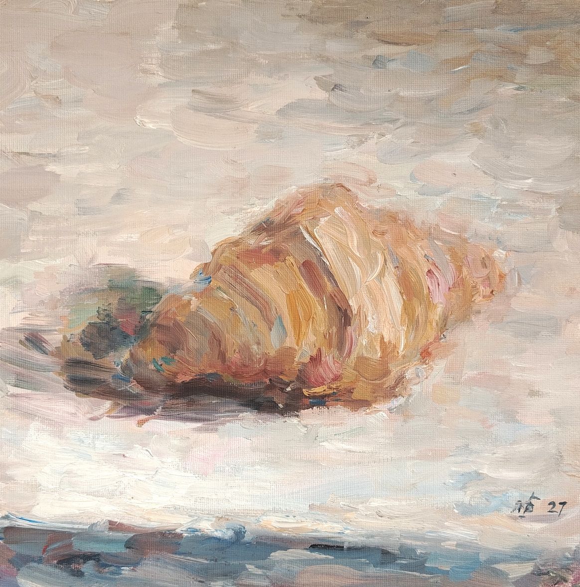 Алексей Фролов-Багреев (Авторская графика - 
                  25 x 25 см) Круассан