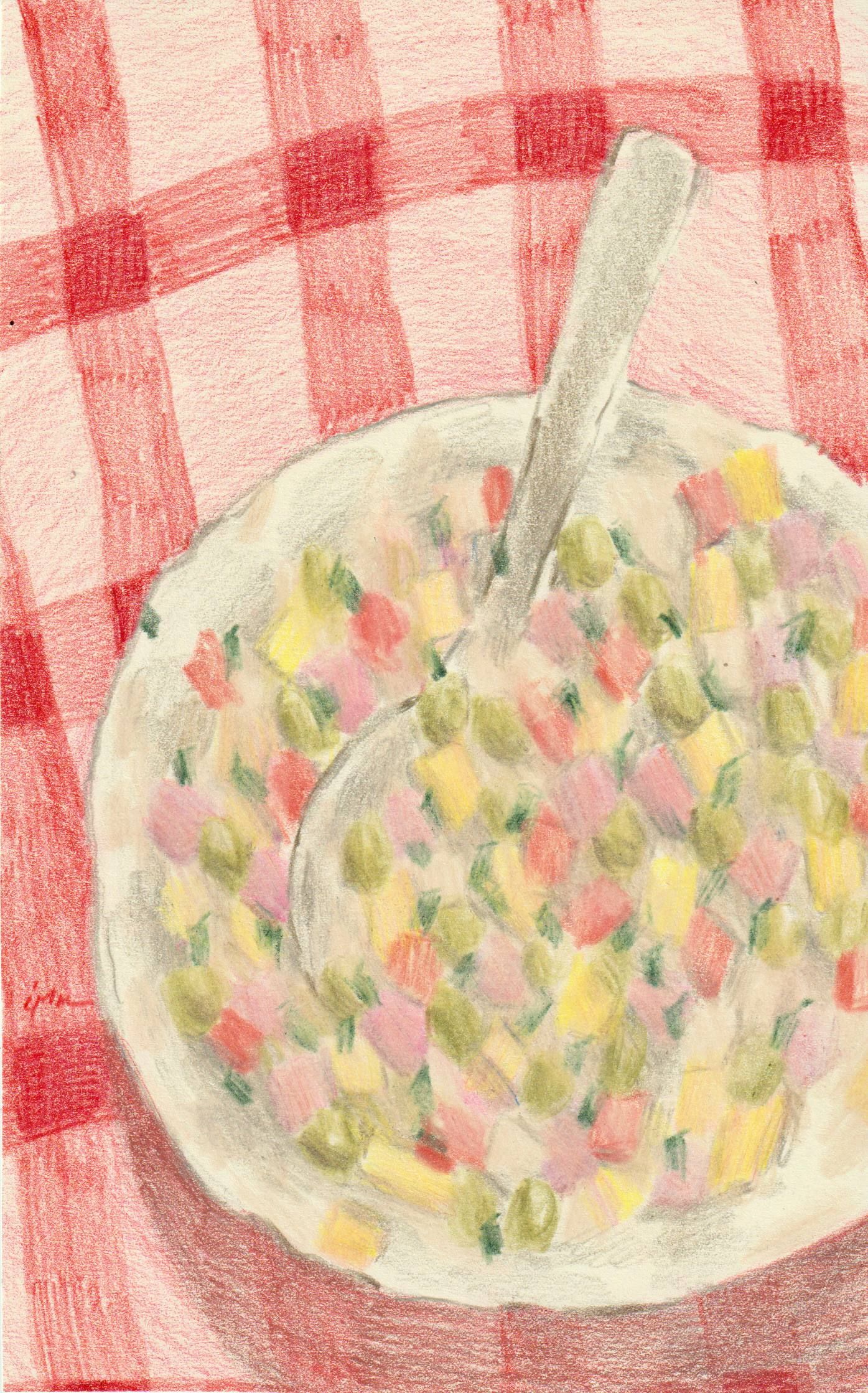 Виктория Зарецкая (embrassé par la muse) (Авторская графика - 
                  12 x 19 см) Оливье