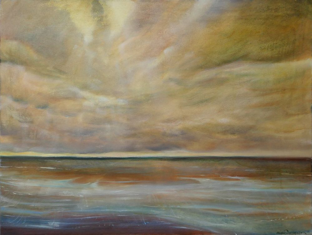 Маша Даниловская (Картина, живопись - 
                  100 x 75 см) Прилив